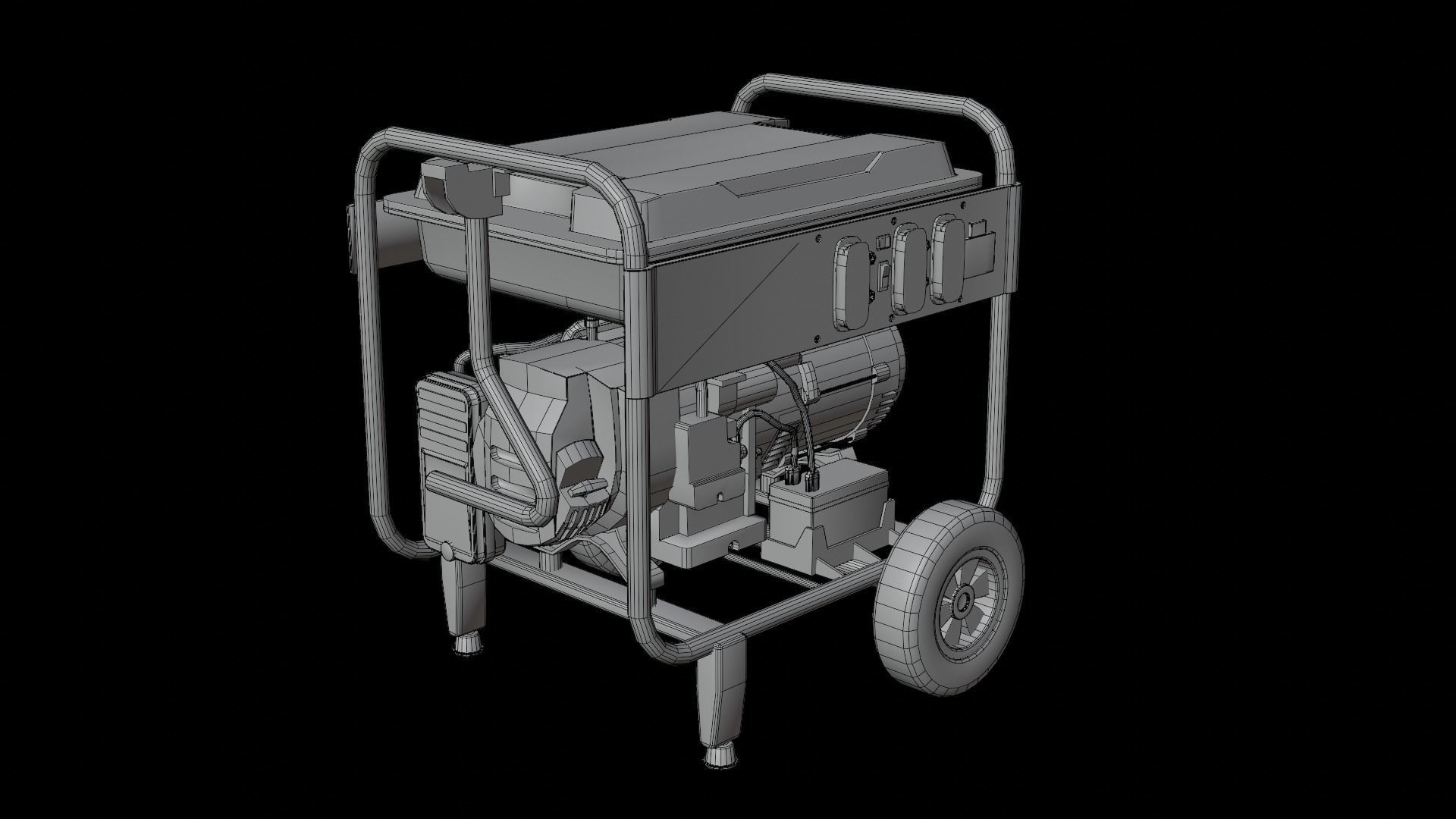 Electric Generator 3D model_10