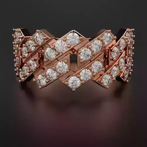 Cuban Ring 3D print model