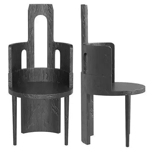 KOOKU WILD SCULPTURAL CHAIR 02 3D model