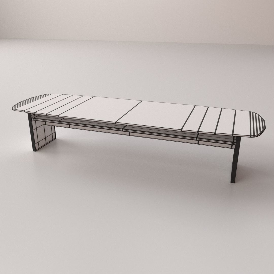 Conference Table 3D model_4