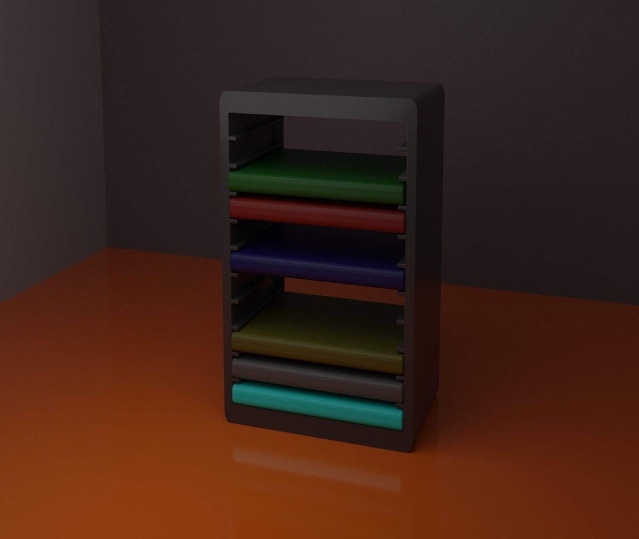 DVD Storage 3D print model_1