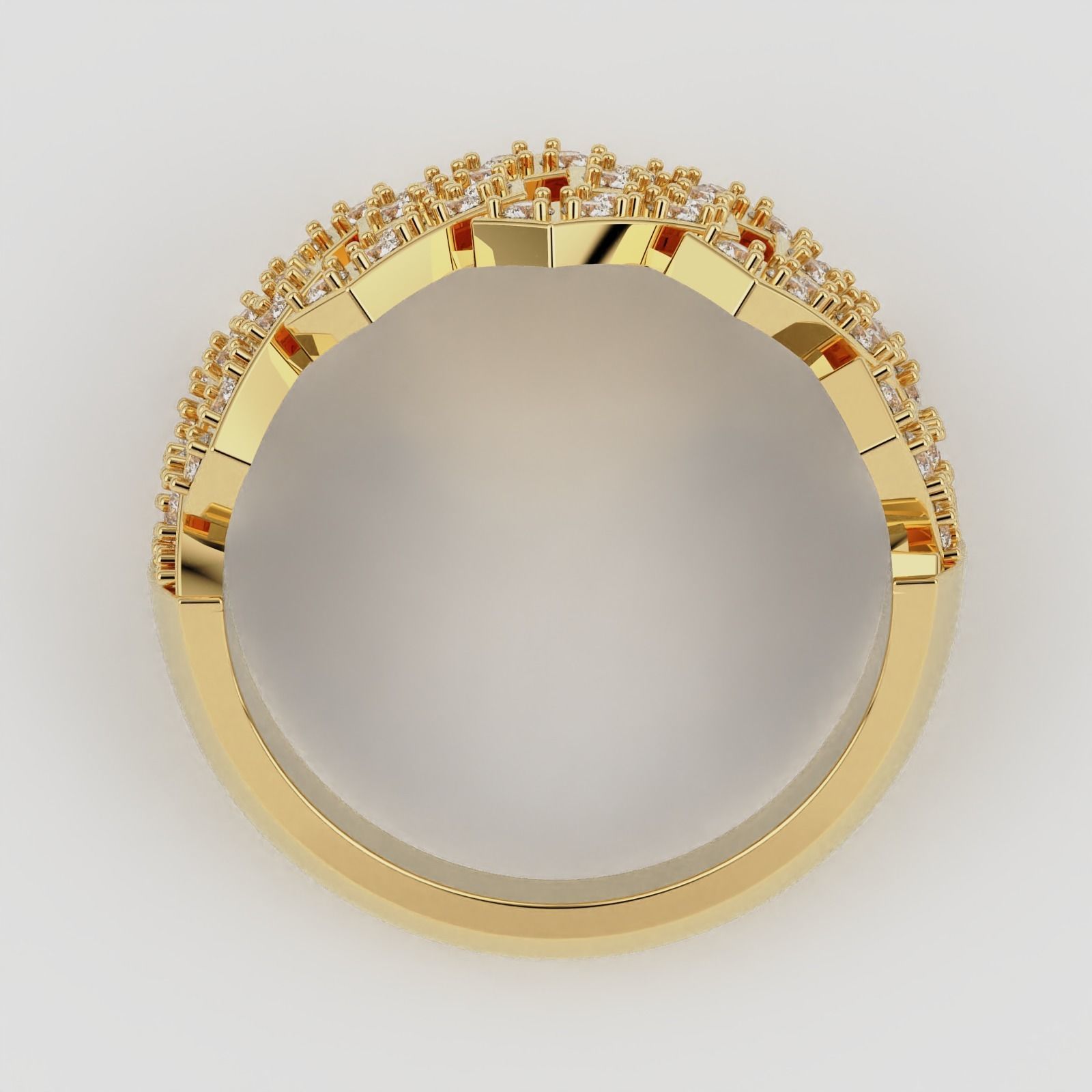 Cuban Ring 3D print model_7