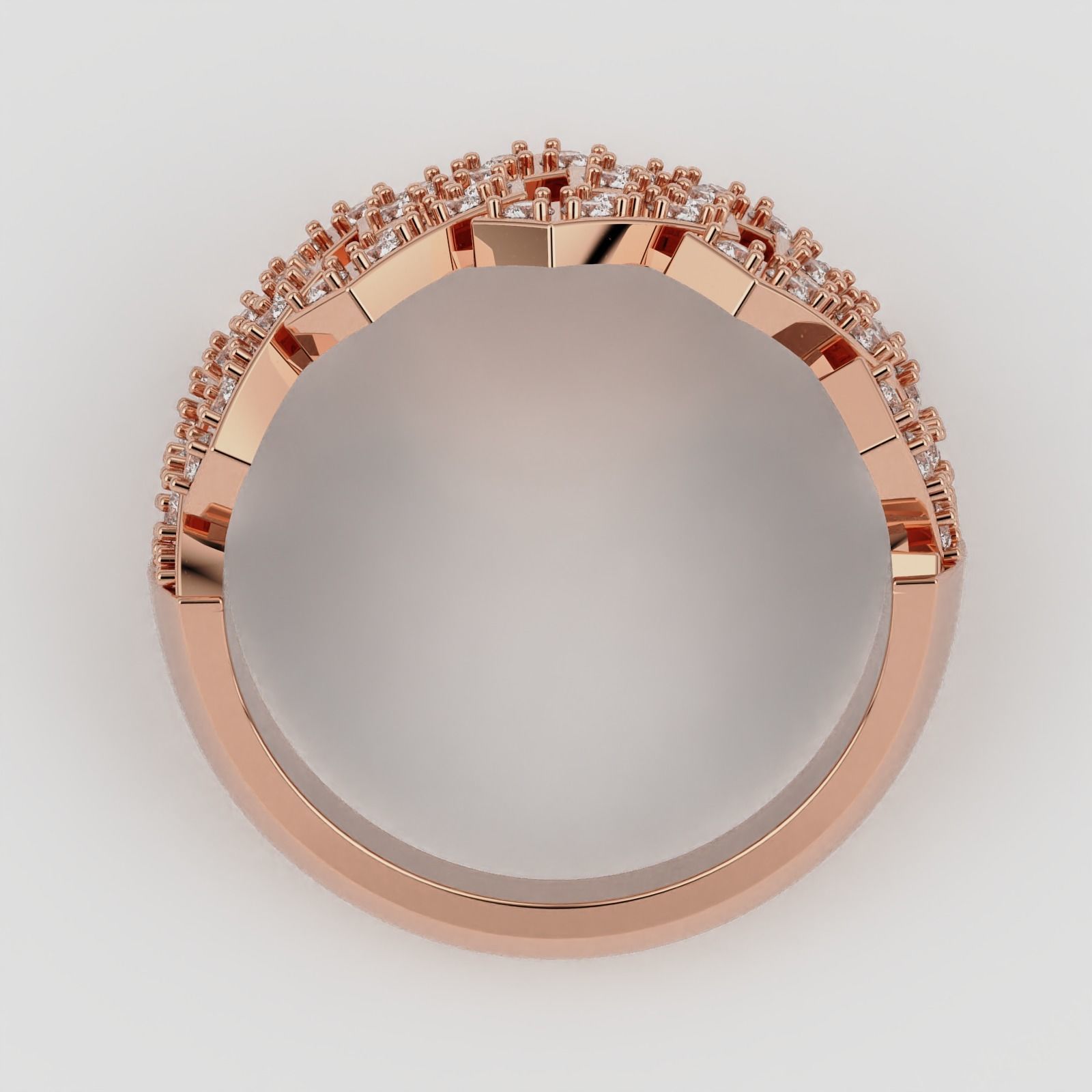 Cuban Ring 3D print model_8