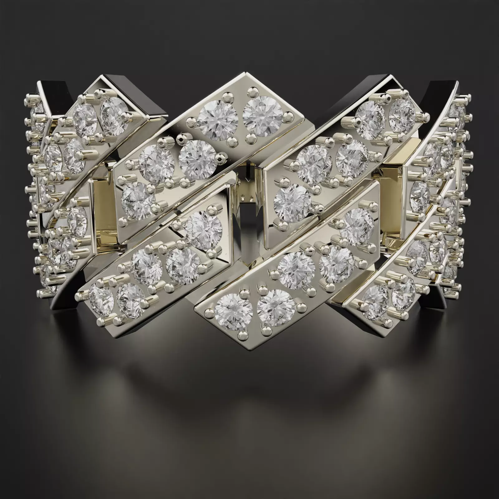 Cuban Ring 3D print model_0