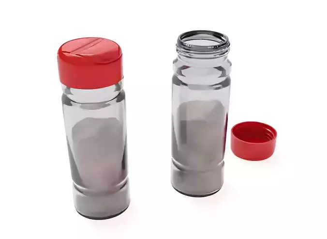 Paprika Bottle 3D Model