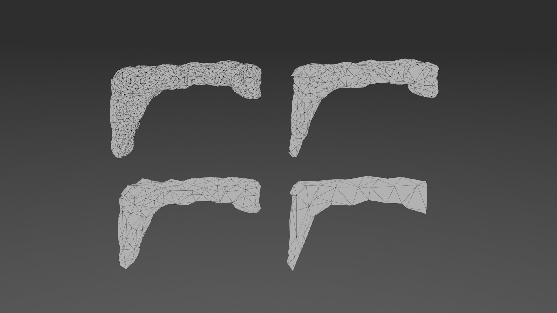 Environmental Funky Rocks Vol5 - Game Ready and PBR Low-poly 3D model_30