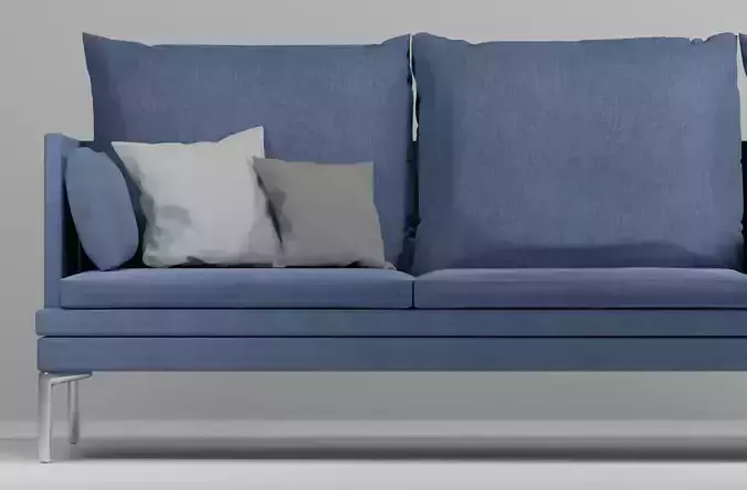 blue sofa