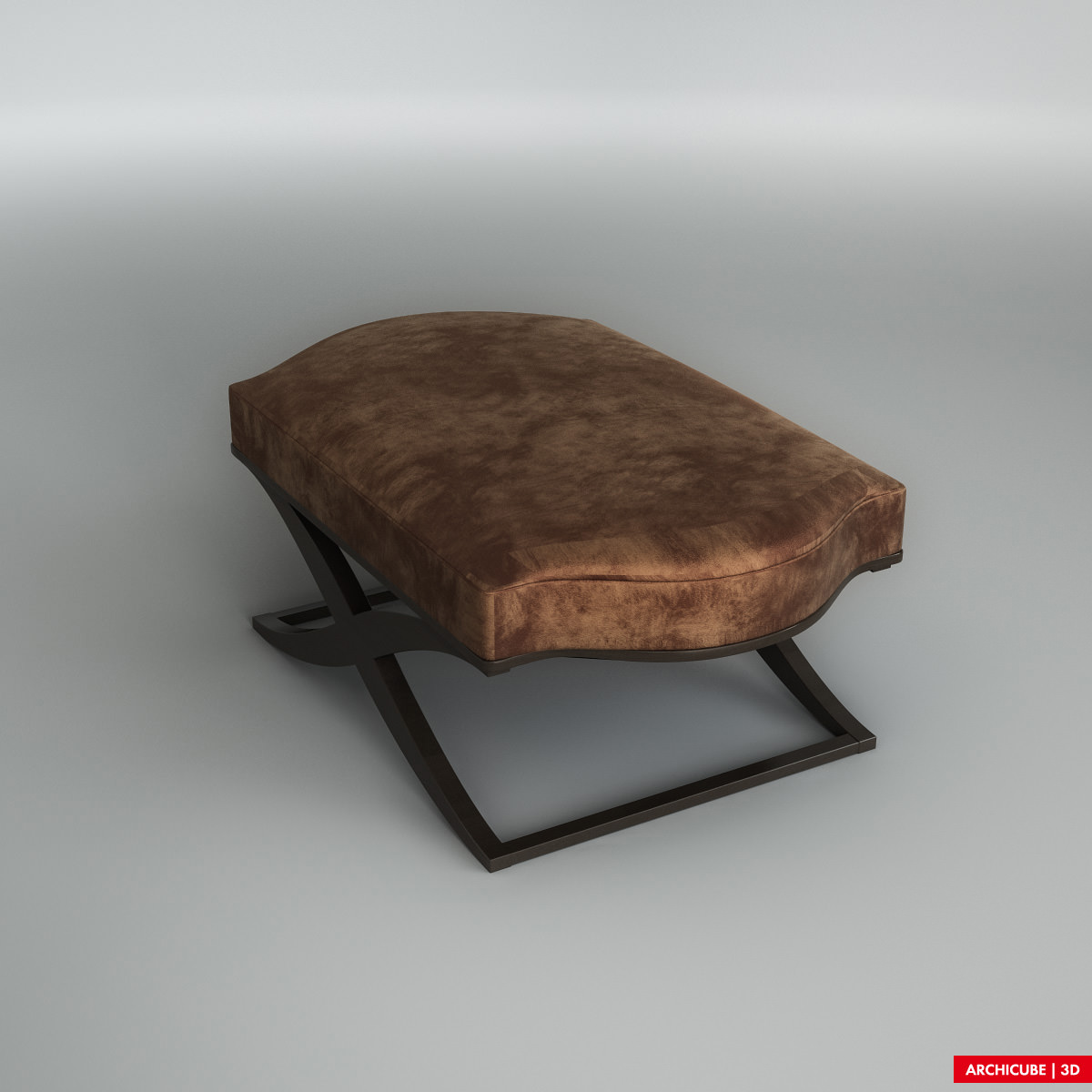 Classic Bench 006 3D model_3