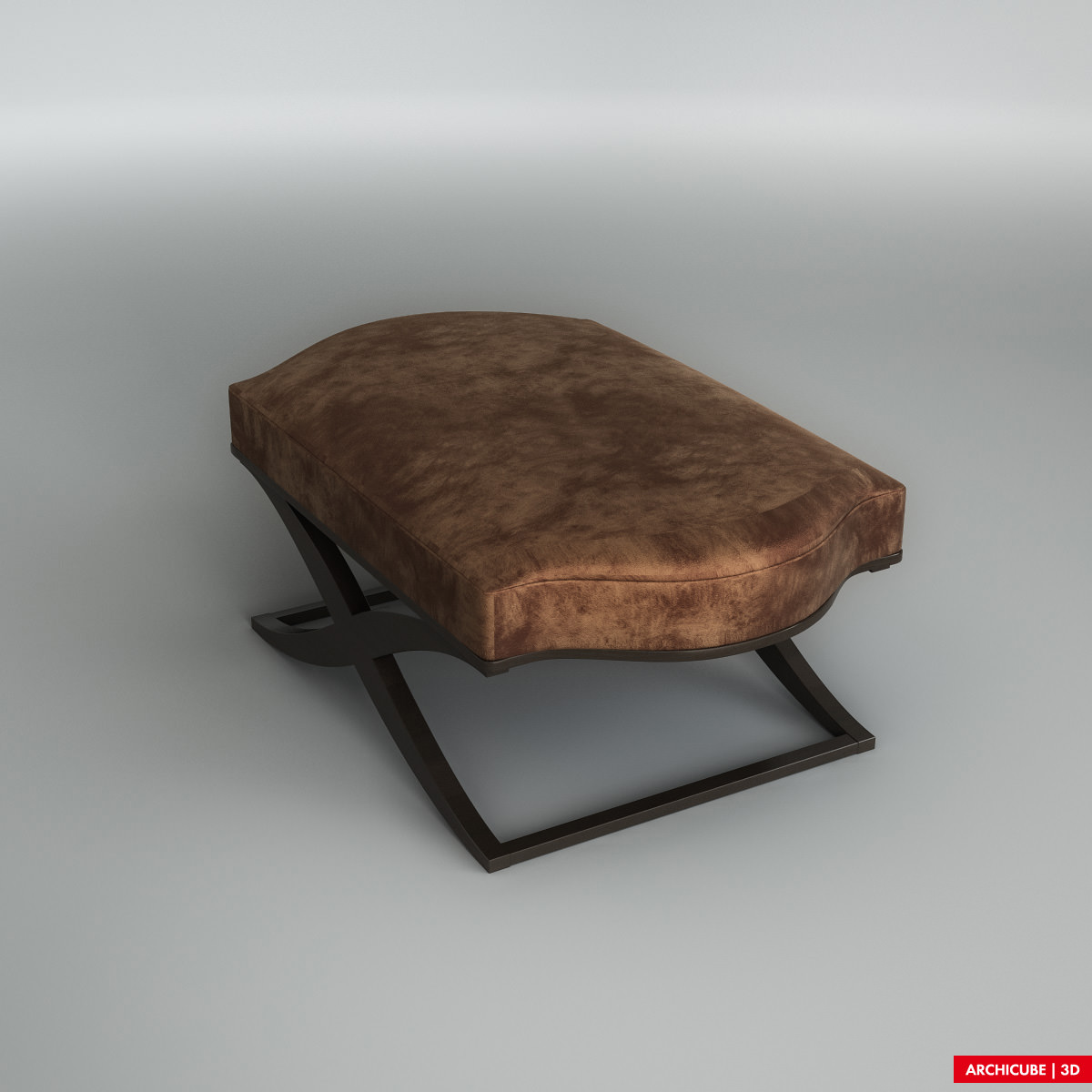 Classic Bench 006 3D model_1