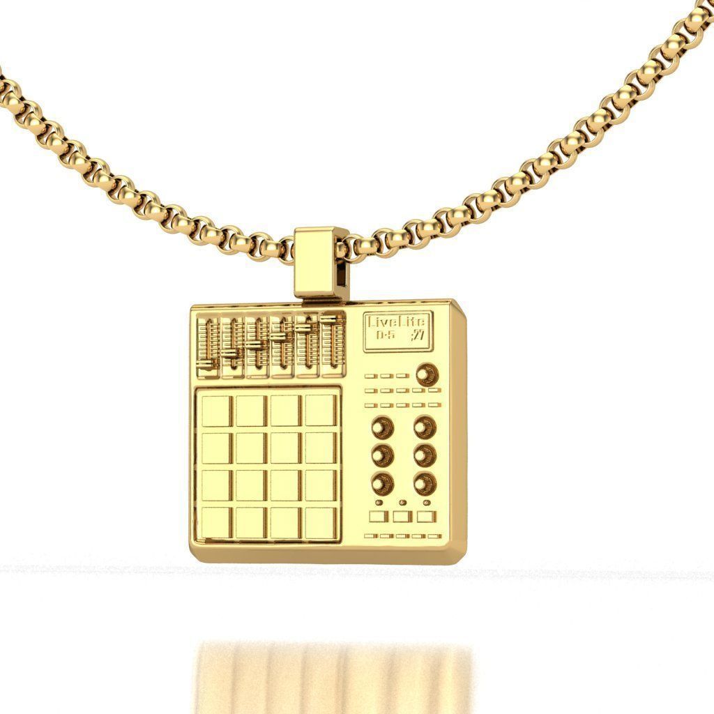 Pendant Akai MPD 3D print model_2