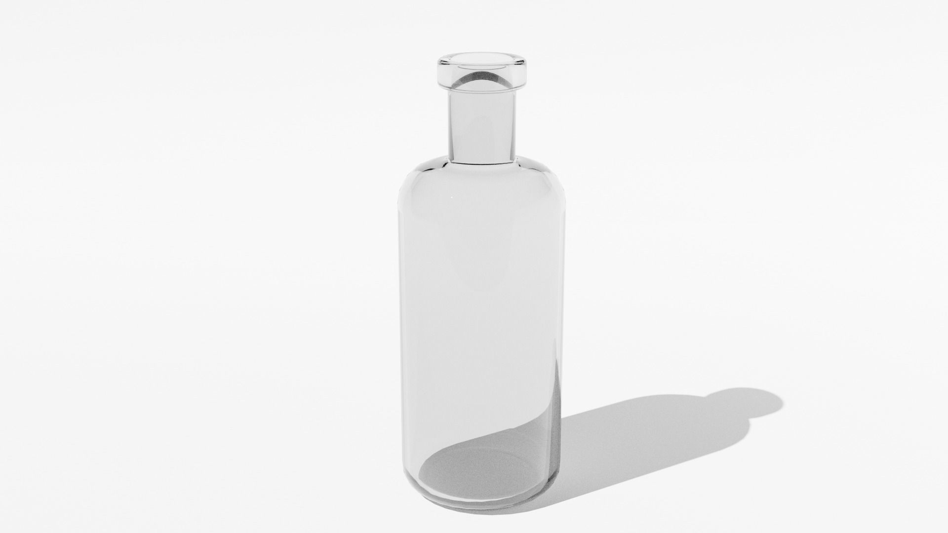 Glass bottles 3D model_9