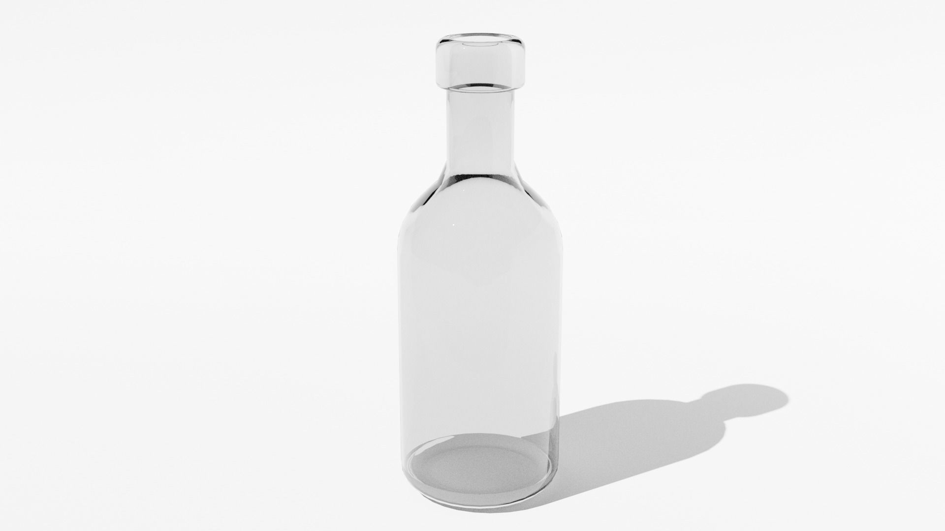 Glass bottles 3D model_8
