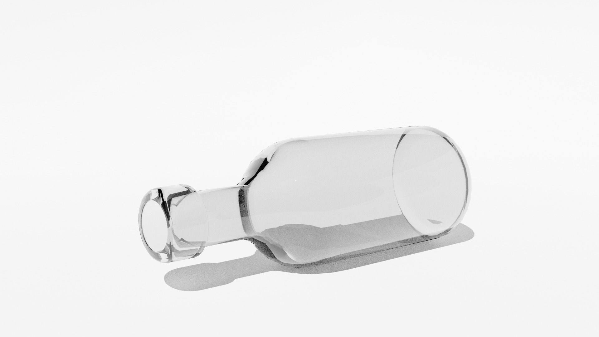Glass bottles 3D model_6
