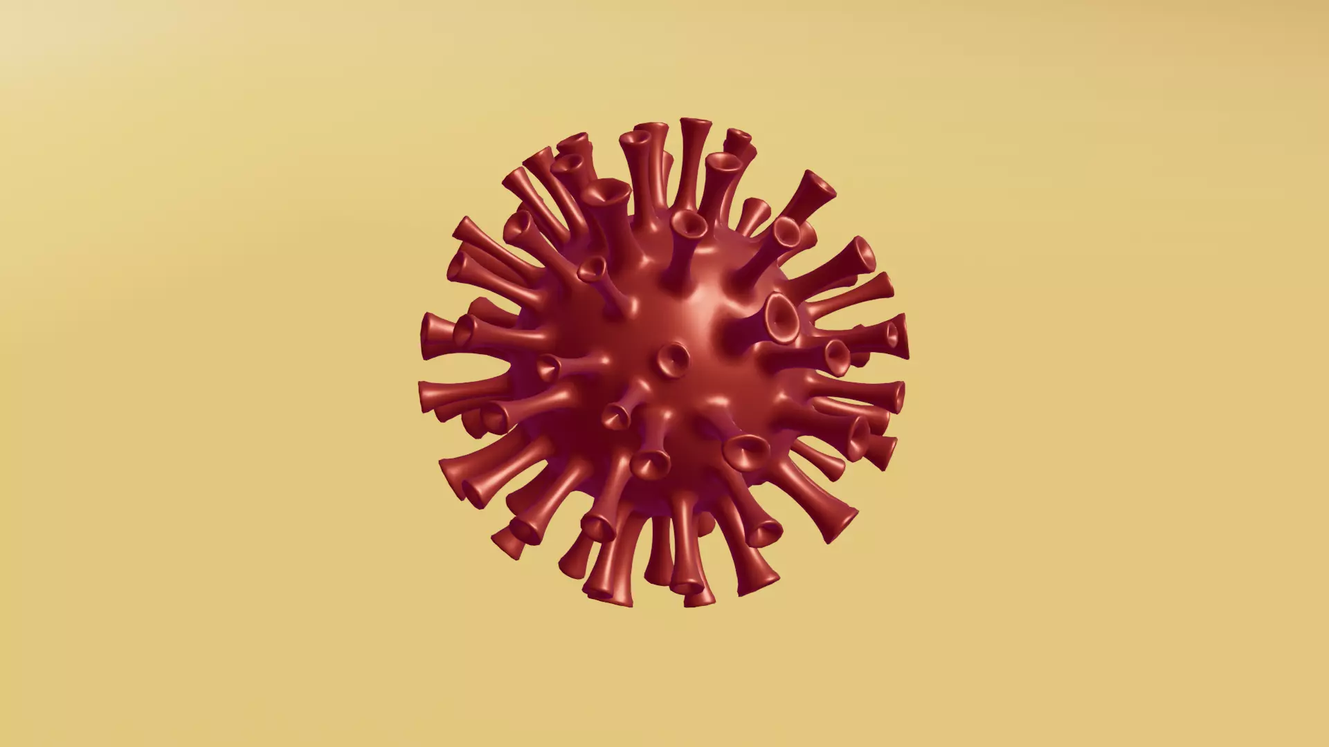 virus corona covid 3D model 3D model_0