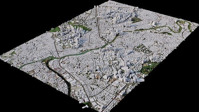 Quezon City - Philippines 3D model