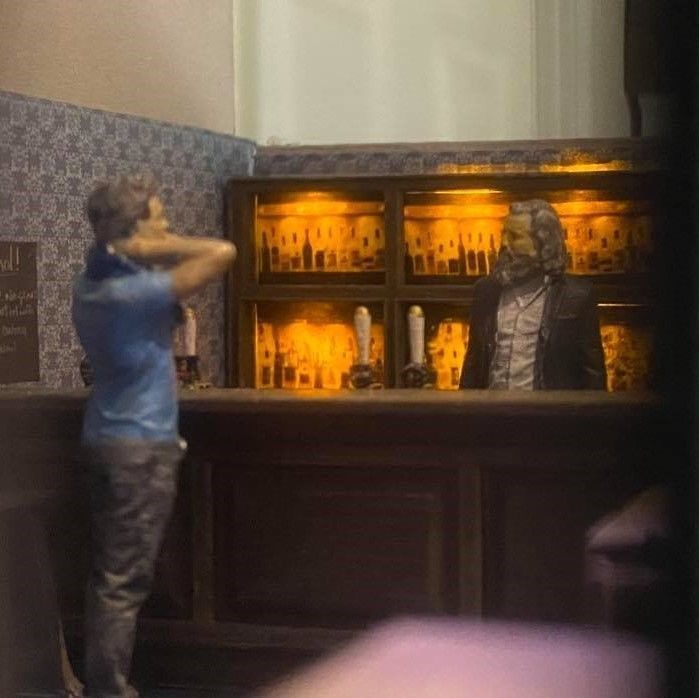 BAR SHELVES FOR PUB 7MM SCALE O GAUGE MODEL RAILWAY BUILDING 3D print model_1