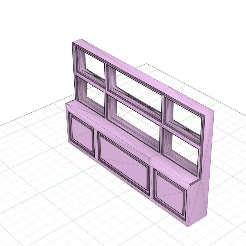 BAR SHELVES FOR PUB 7MM SCALE O GAUGE MODEL RAILWAY BUILDING 3D print model_3