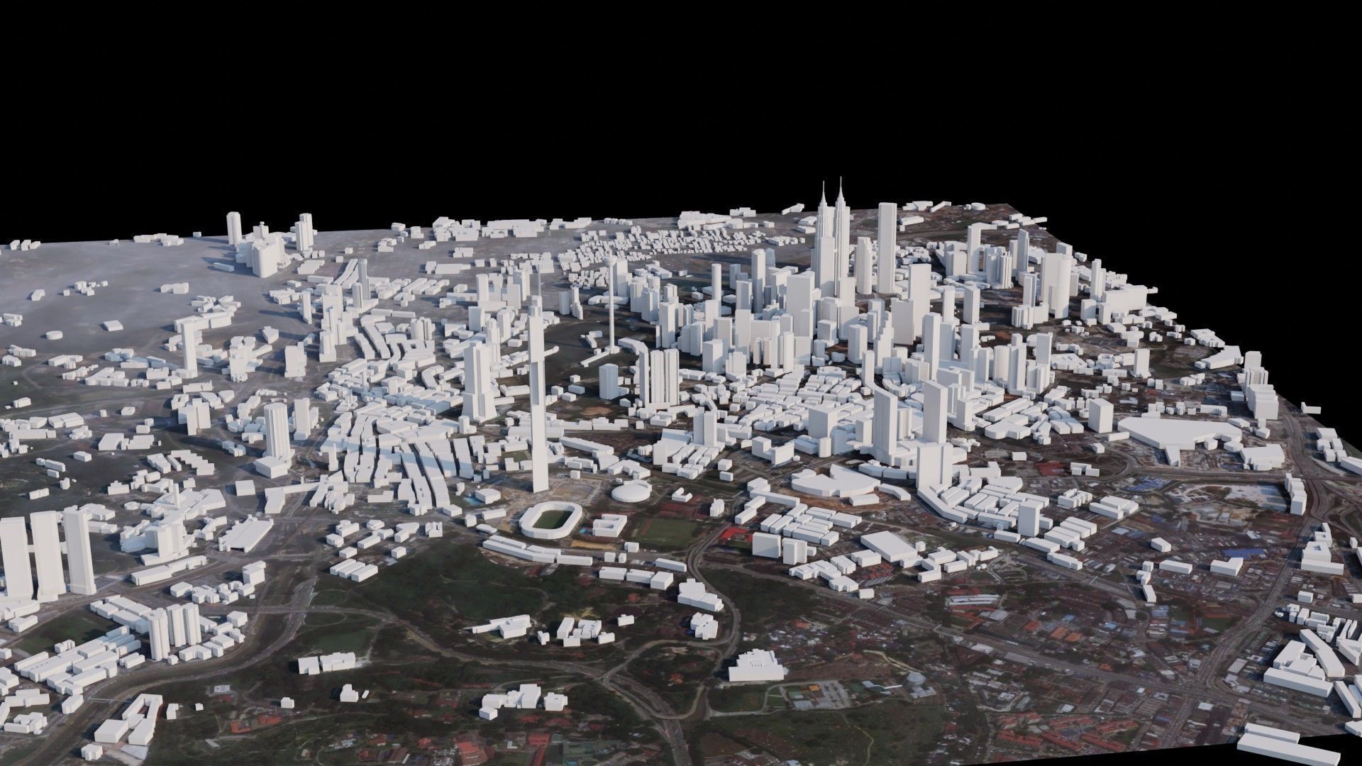 Kuala Lumpur - Malaysia 3D model_1
