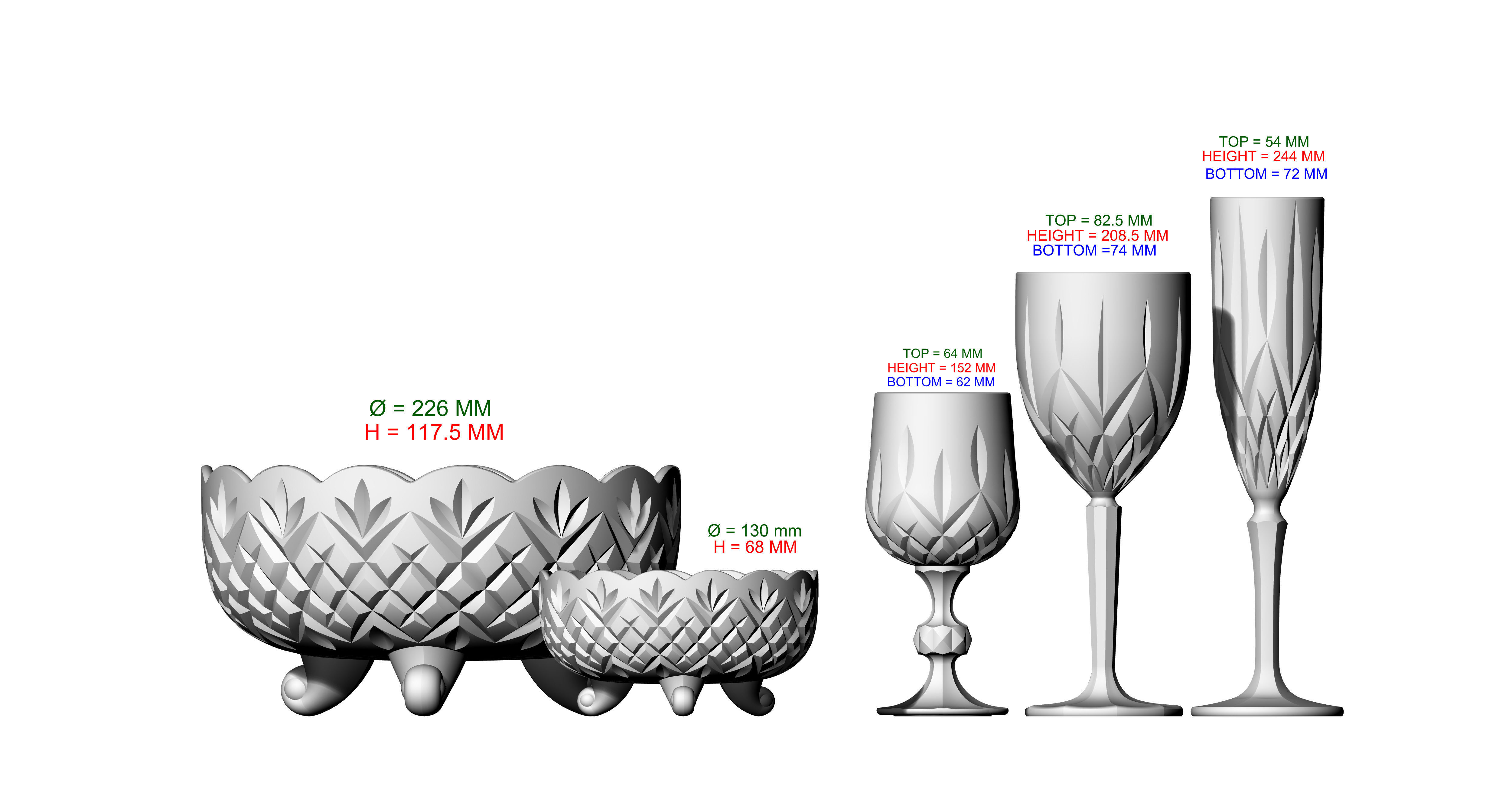 DECORE  SET 002 3D print model_5