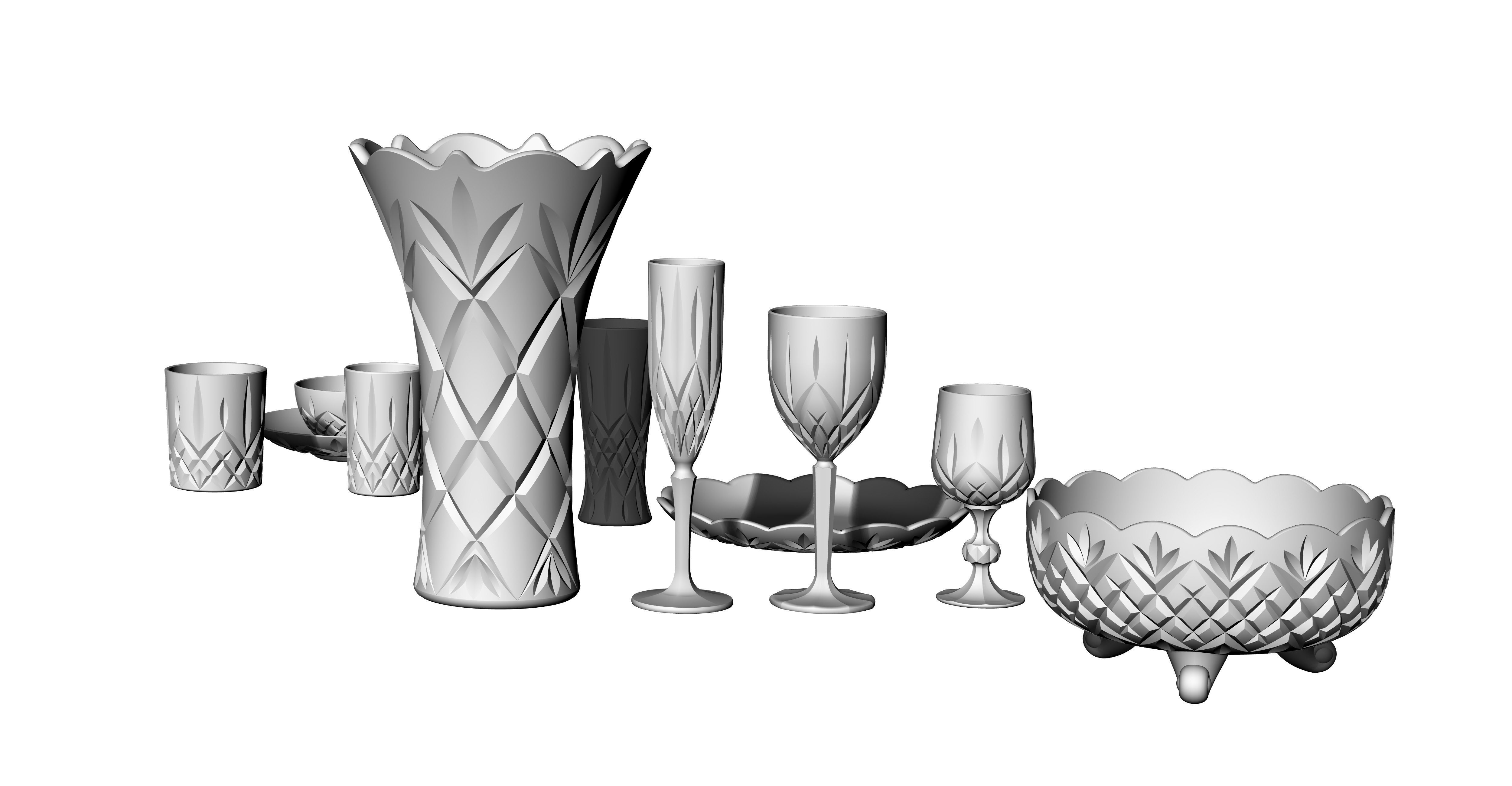 DECORE  SET 002 3D print model_11