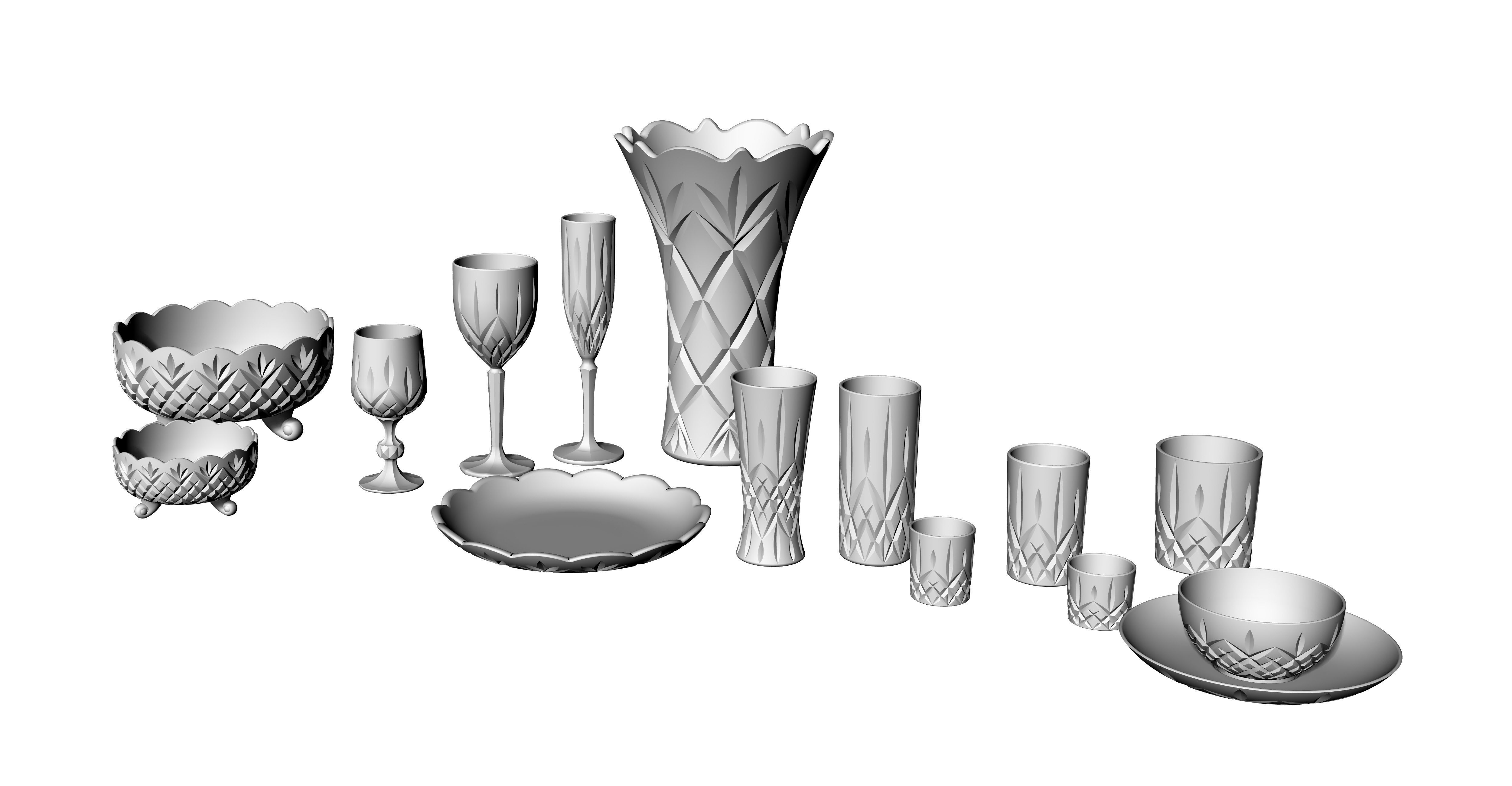 DECORE  SET 002 3D print model_7