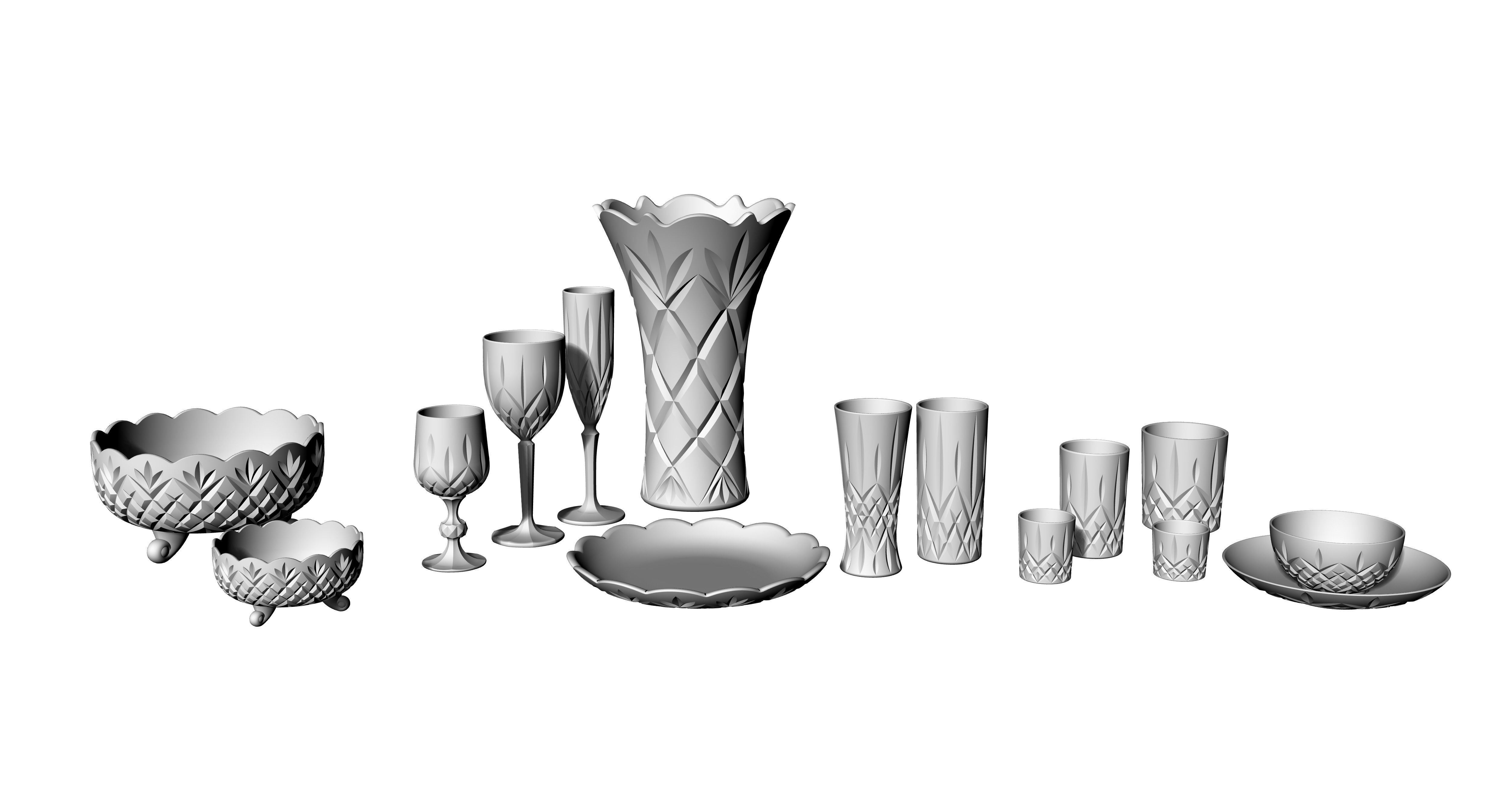 DECORE  SET 002 3D print model_9