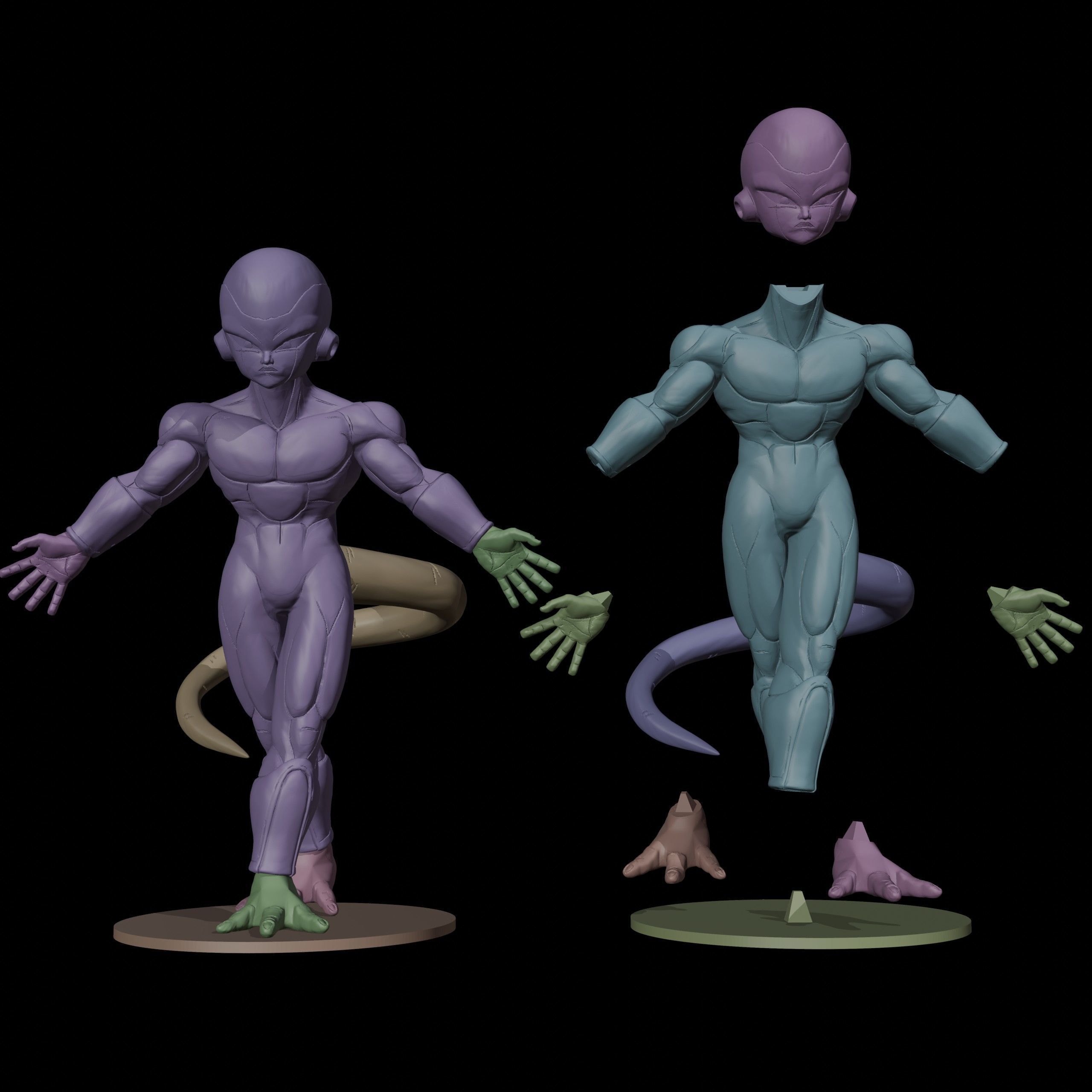 Frieza  3D print model_12