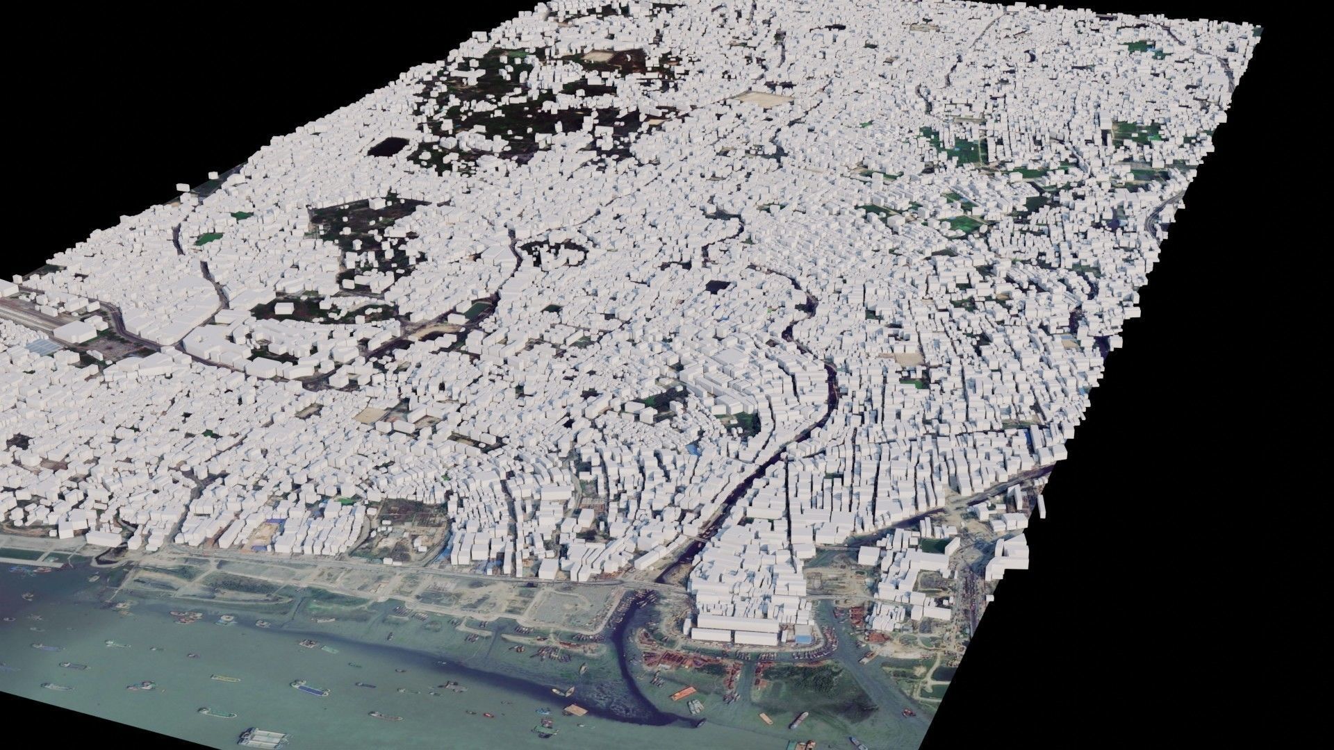 Chattogram - Bangladesh 3D model_1