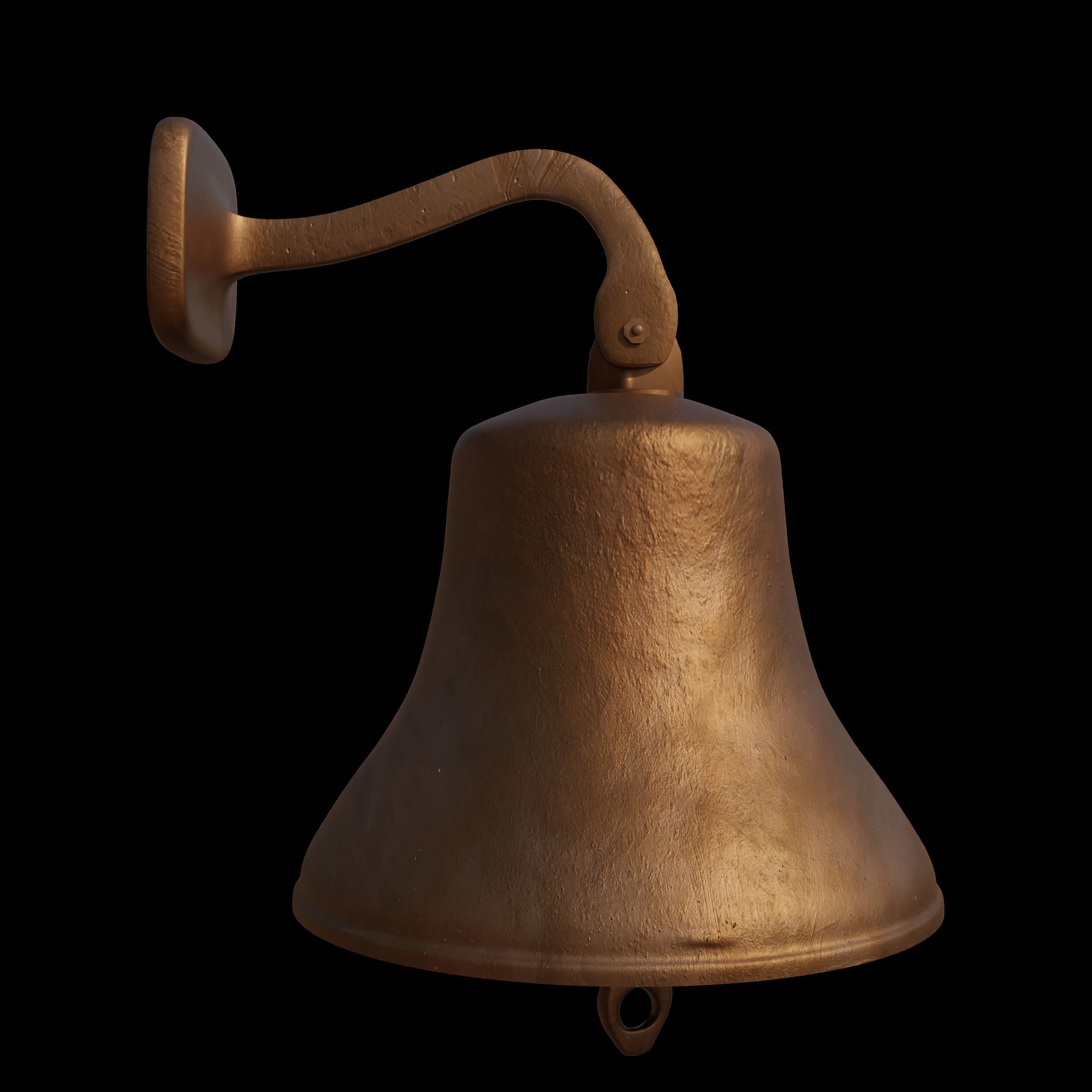 Bar Bell Free low-poly 3D model_1