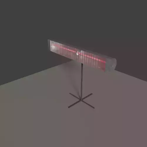Fan Heater 2 Low-poly 3D model