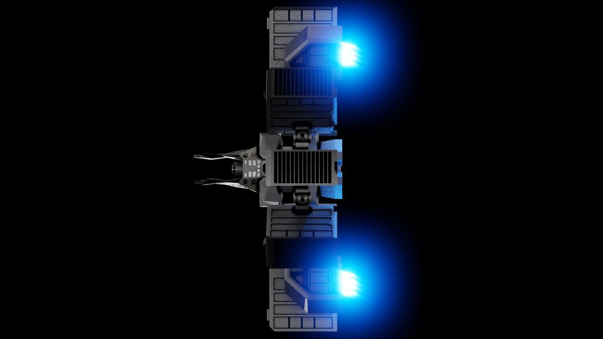 Interstellar Scene Animated  3D model_17