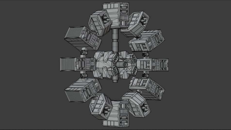 Interstellar Scene Animated  3D model_19