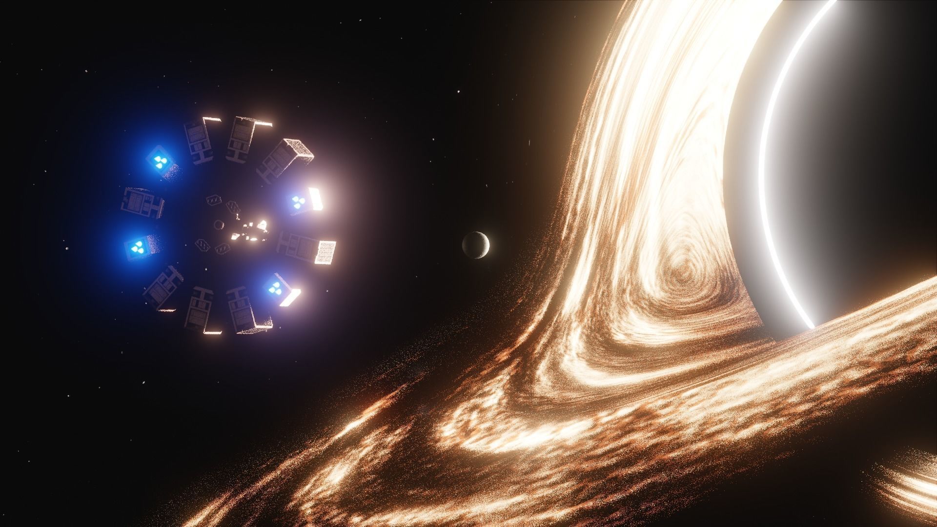 Interstellar Scene Animated  3D model_5