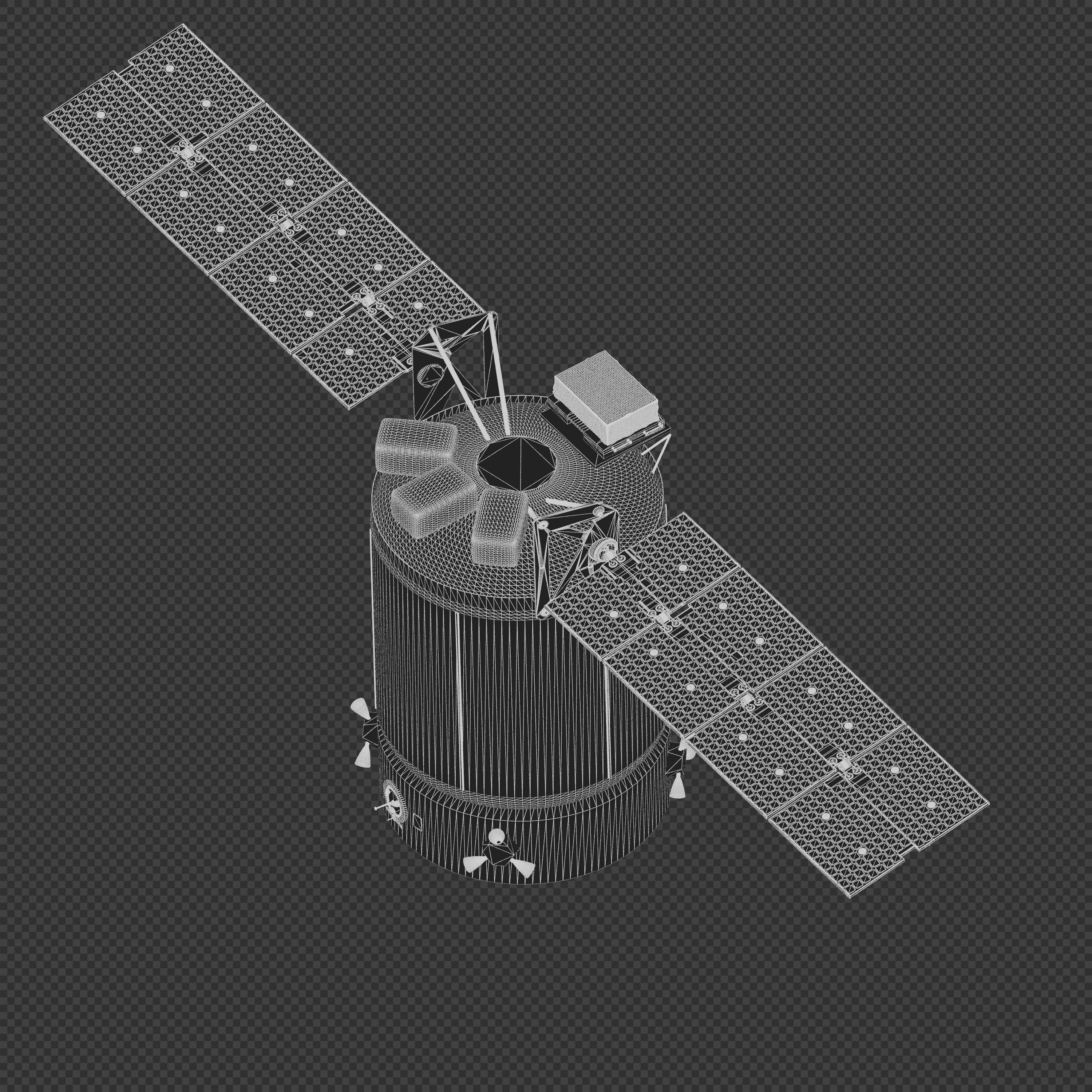 SpaceX Dragon-XL 3D model_11