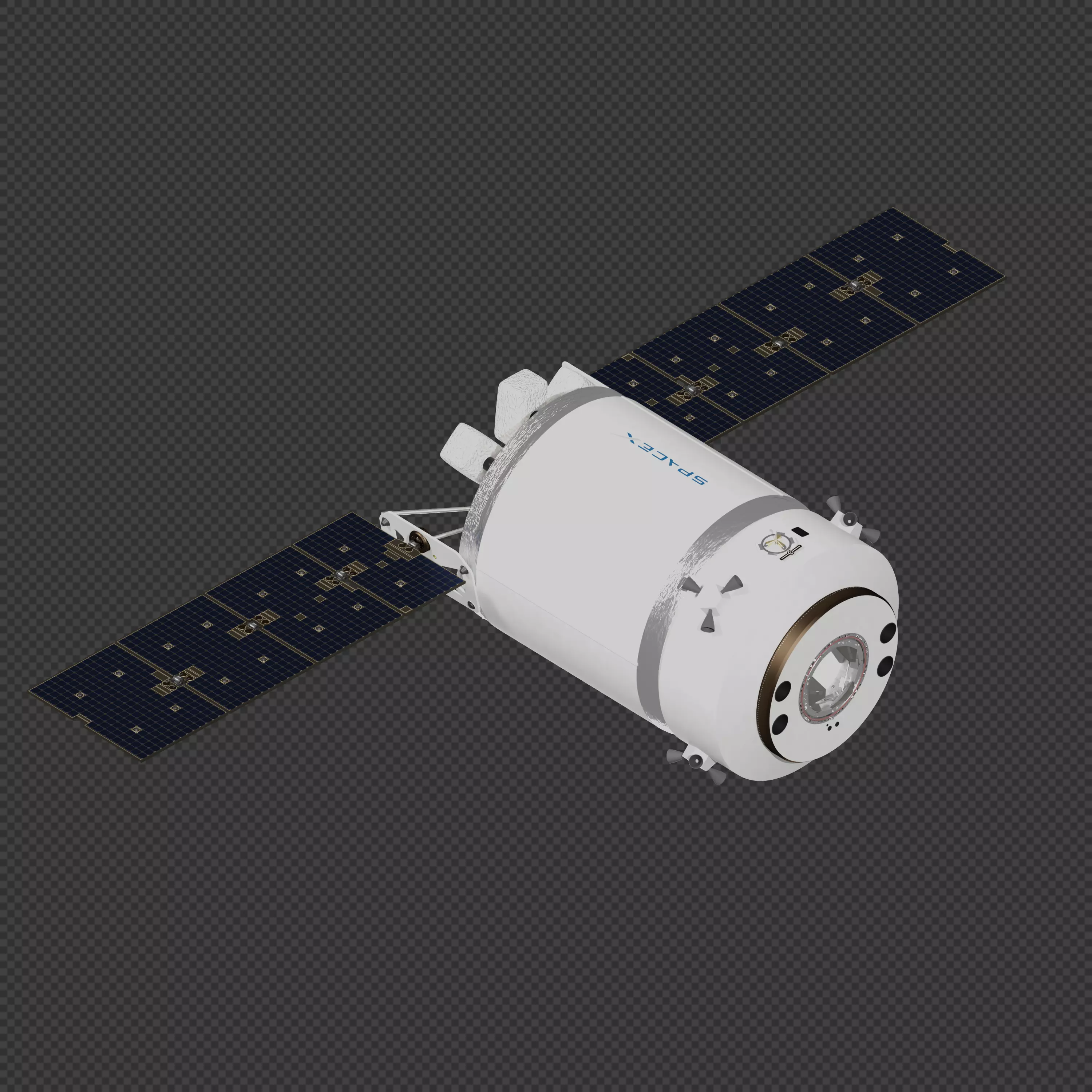 SpaceX Dragon-XL 3D model_0