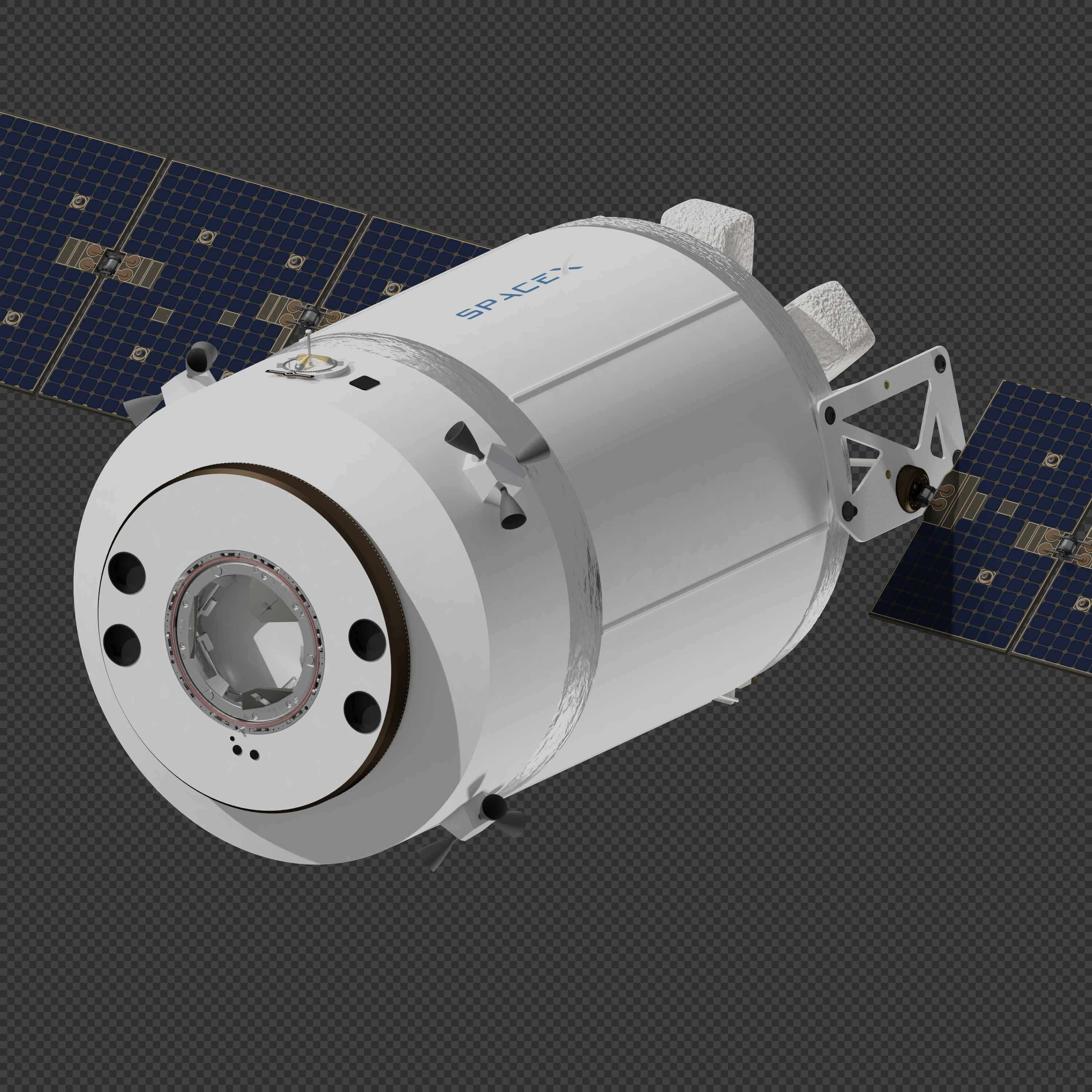 SpaceX Dragon-XL 3D model_6