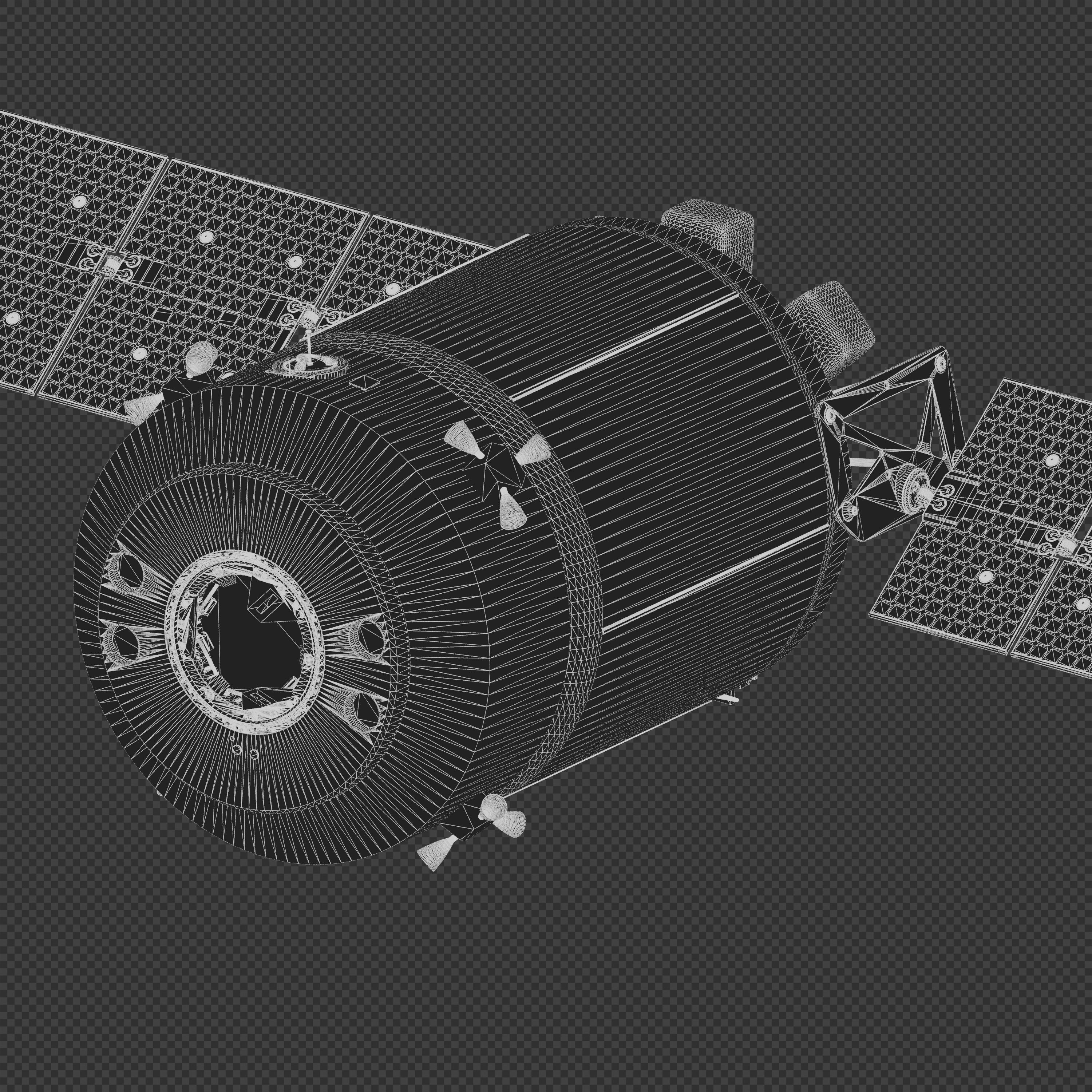 SpaceX Dragon-XL 3D model_12