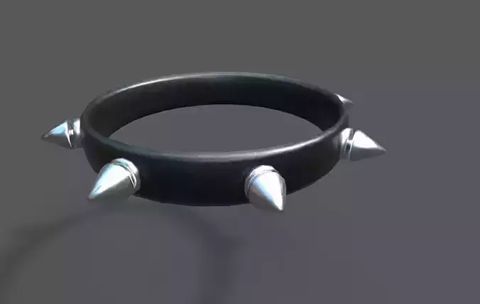 Spiked Bracelet Low Poly
