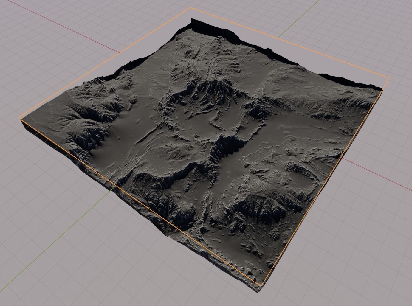Alien planet terrain - 8k 3D model Free 3D model_4