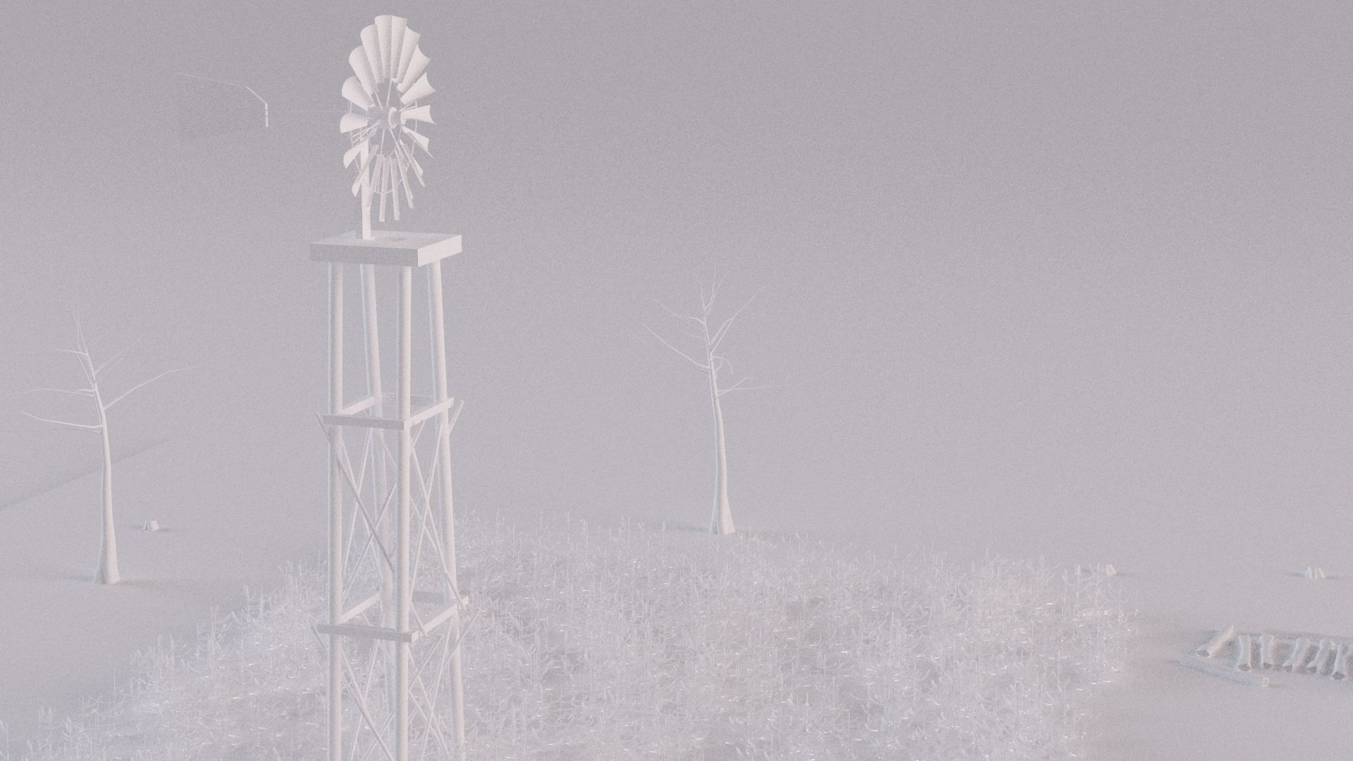 Farm farmhouse 3D model_43