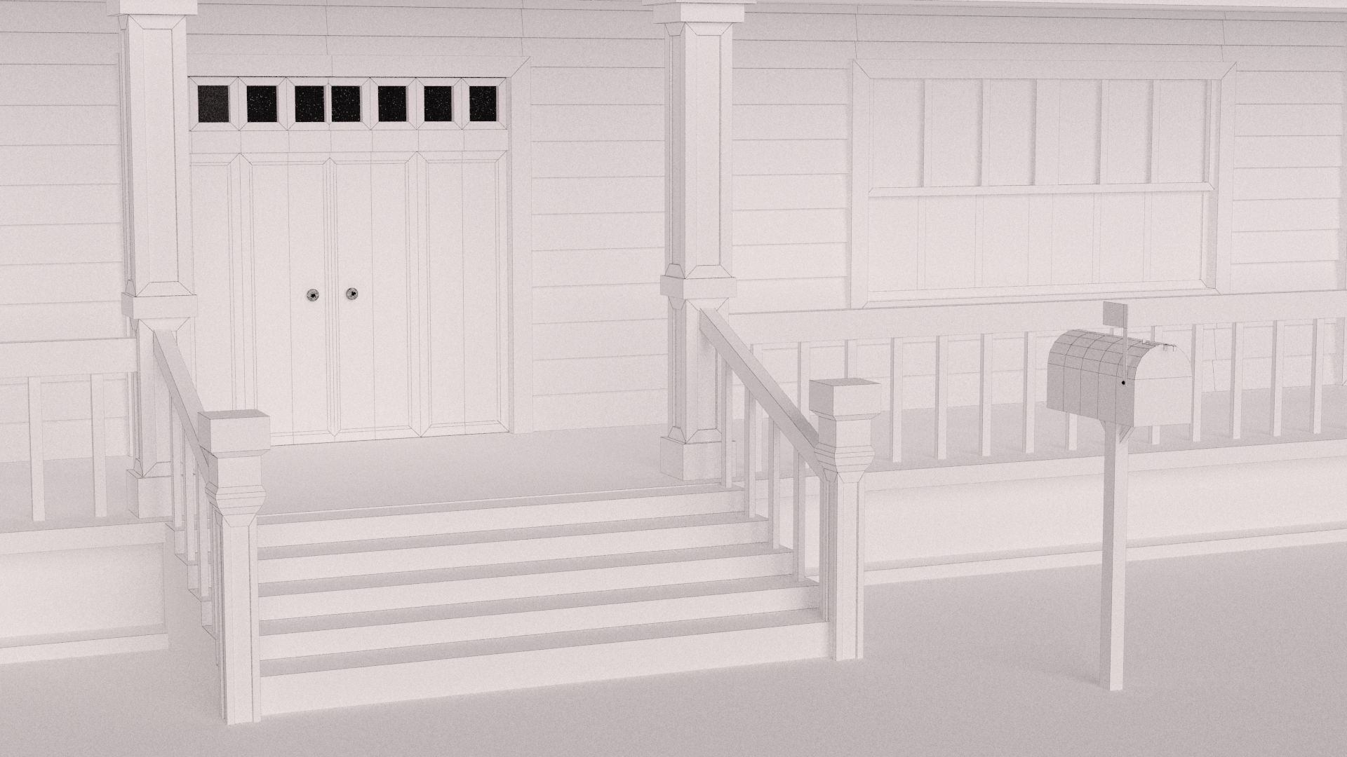 Farm farmhouse 3D model_28