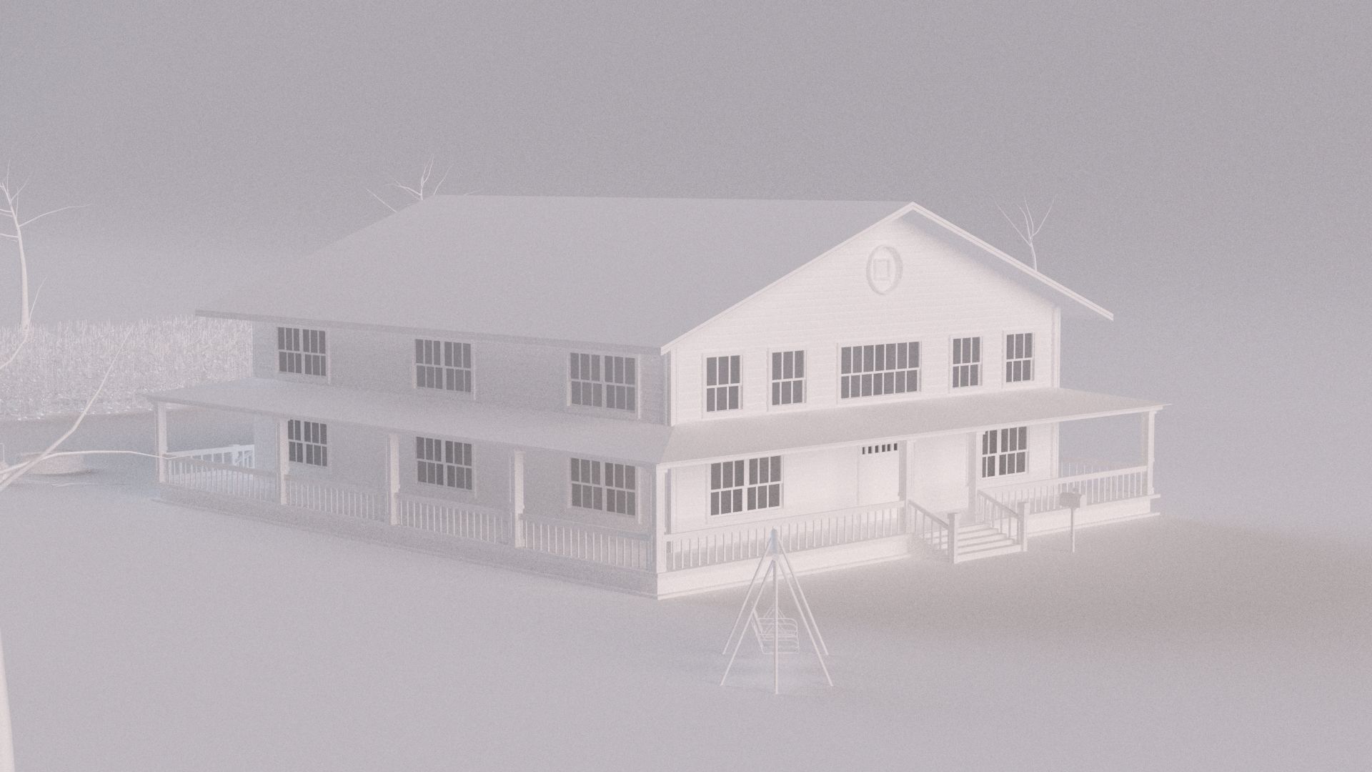 Farm farmhouse 3D model_13