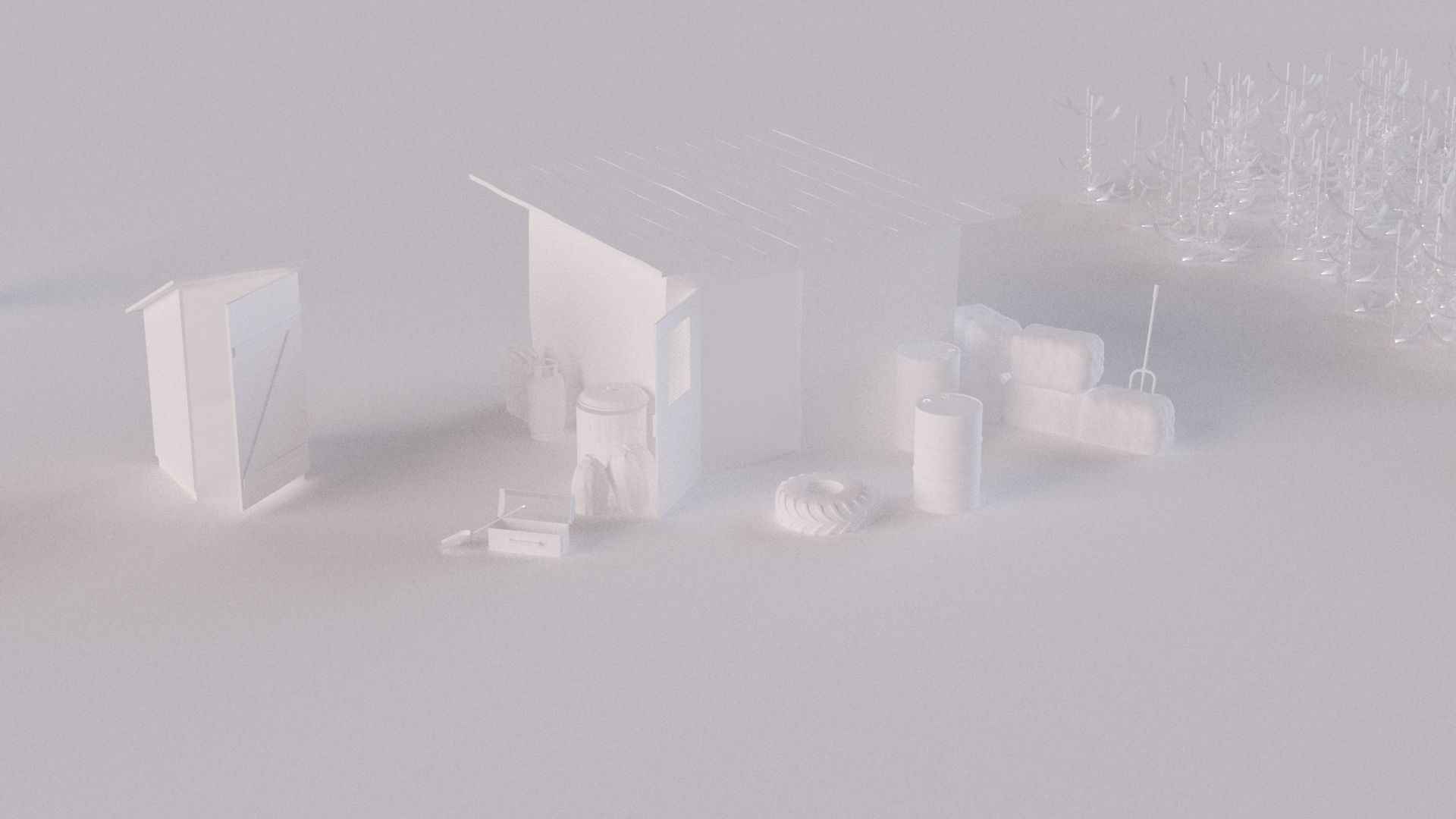 Farm farmhouse 3D model_15