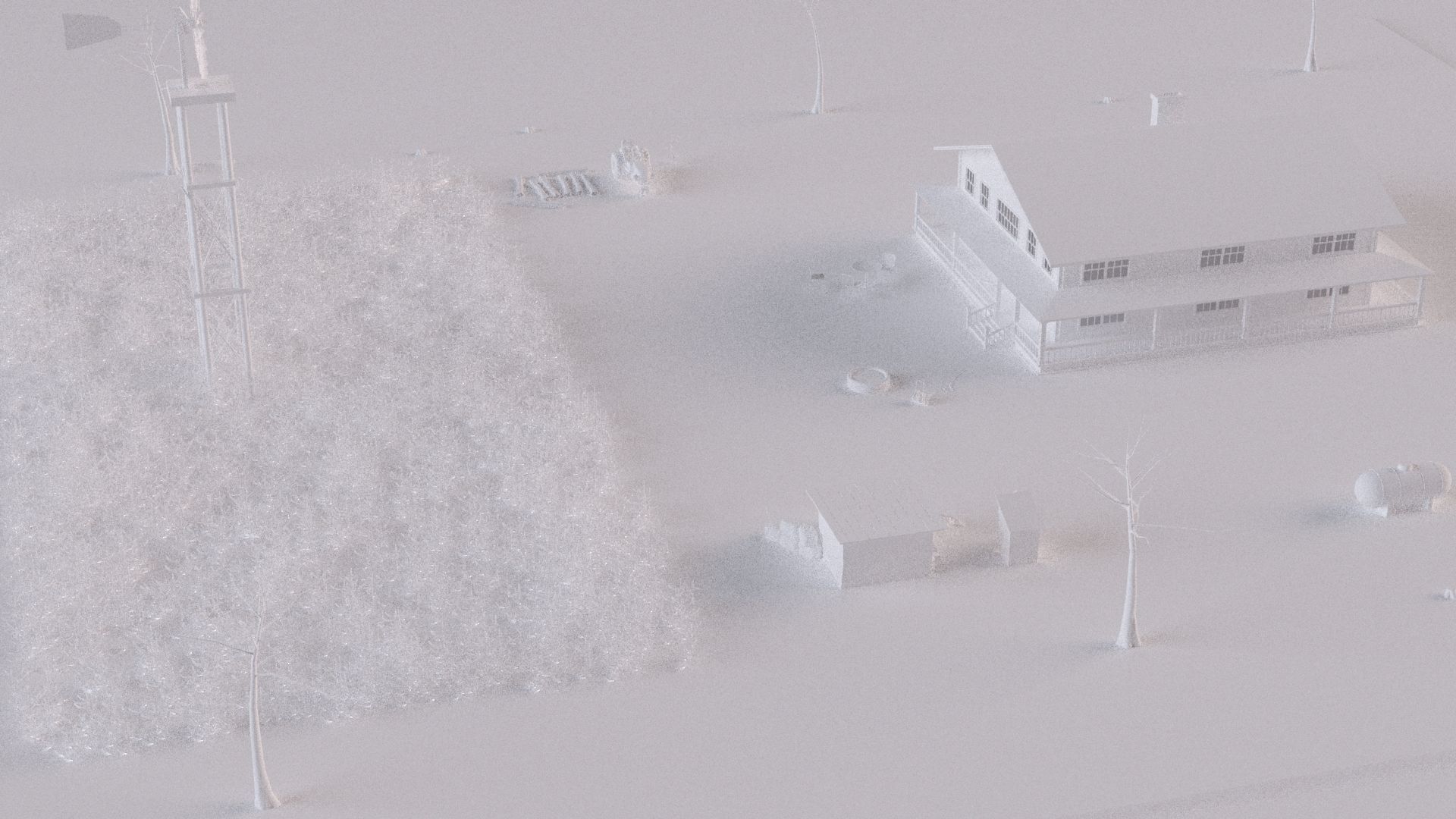 Farm farmhouse 3D model_11