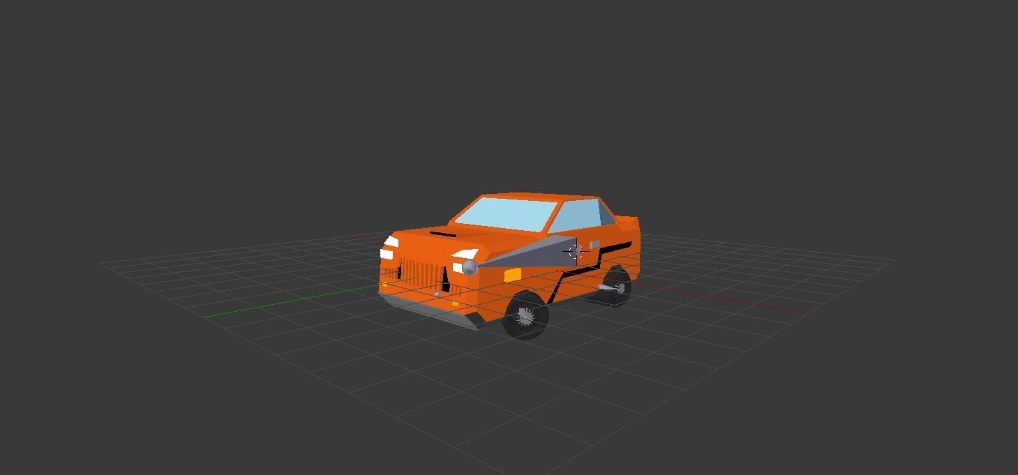 Low-Poly Rigged Vehicles Pack Low-poly 3D model_30