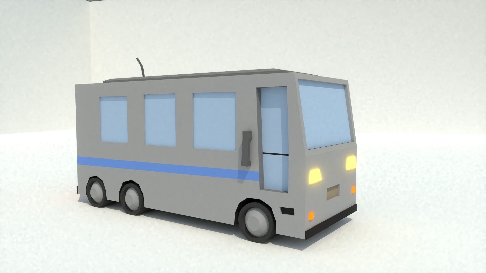 Low-Poly Rigged Vehicles Pack Low-poly 3D model_22