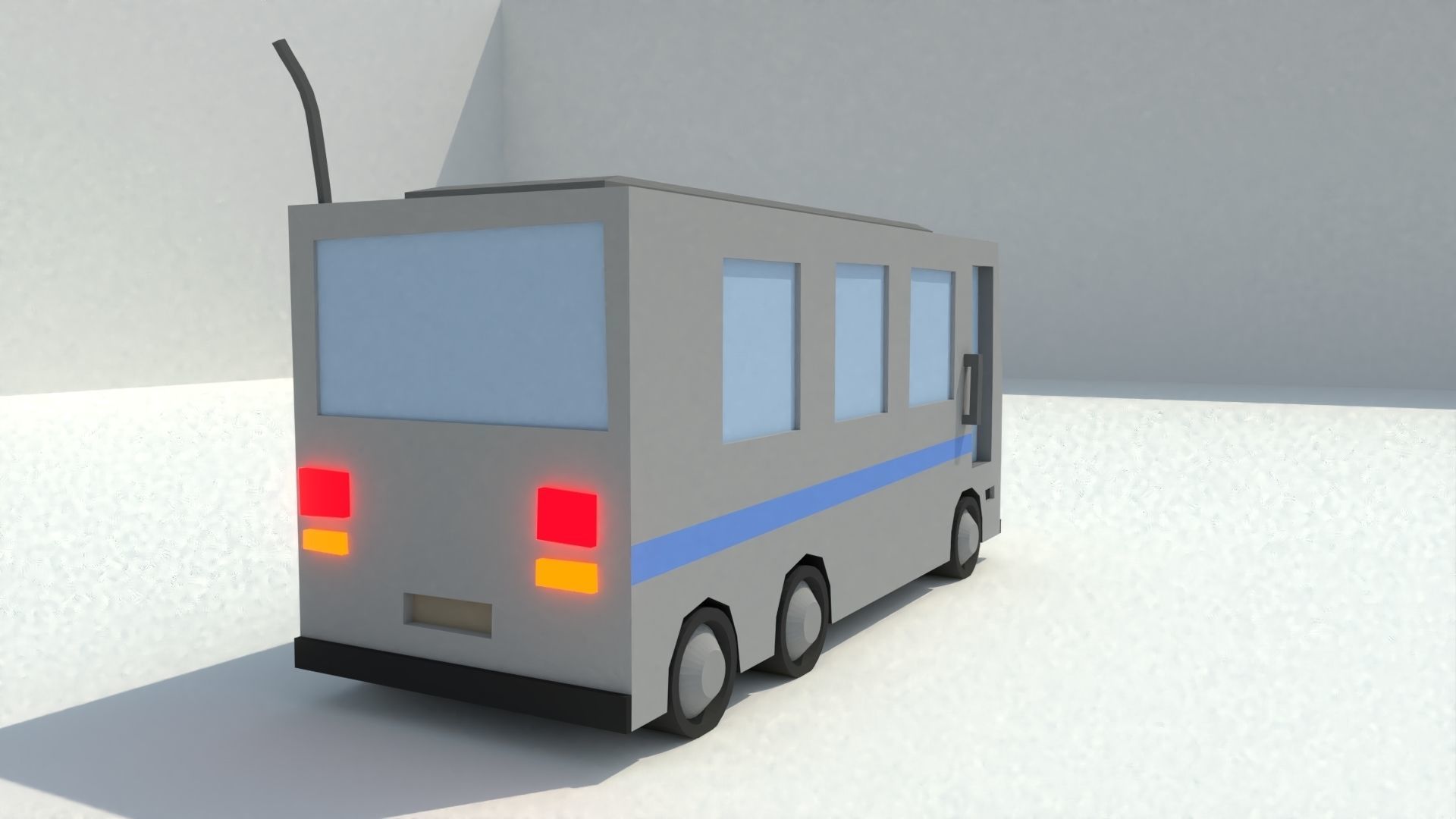 Low-Poly Rigged Vehicles Pack Low-poly 3D model_21