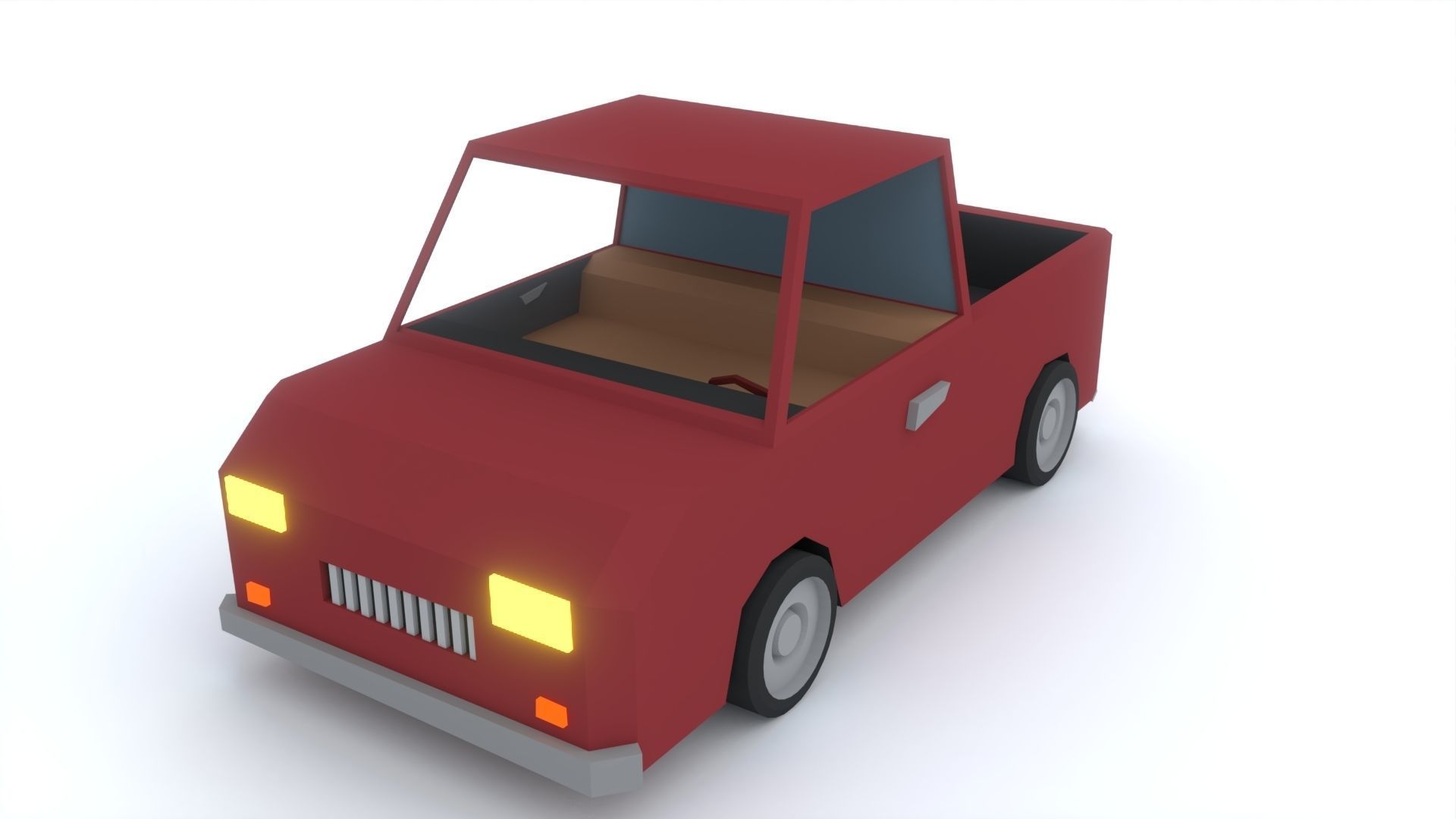 Low-Poly Rigged Vehicles Pack Low-poly 3D model_24