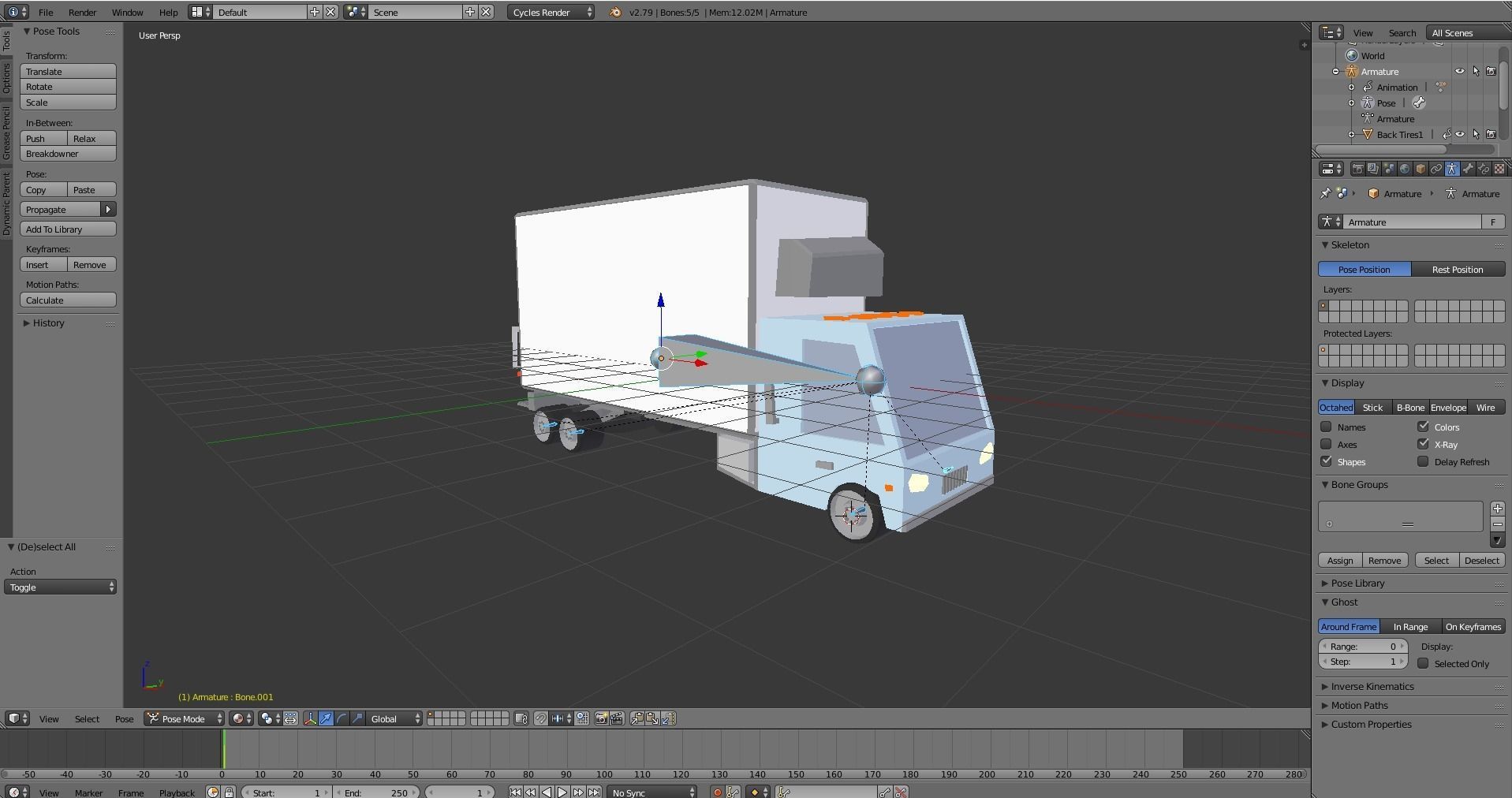 Low-Poly Rigged Vehicles Pack Low-poly 3D model_19