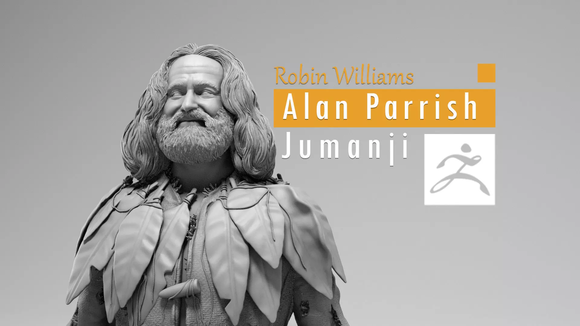 Robin Williams - Alan Parrish - Jumanji 3D print model_0